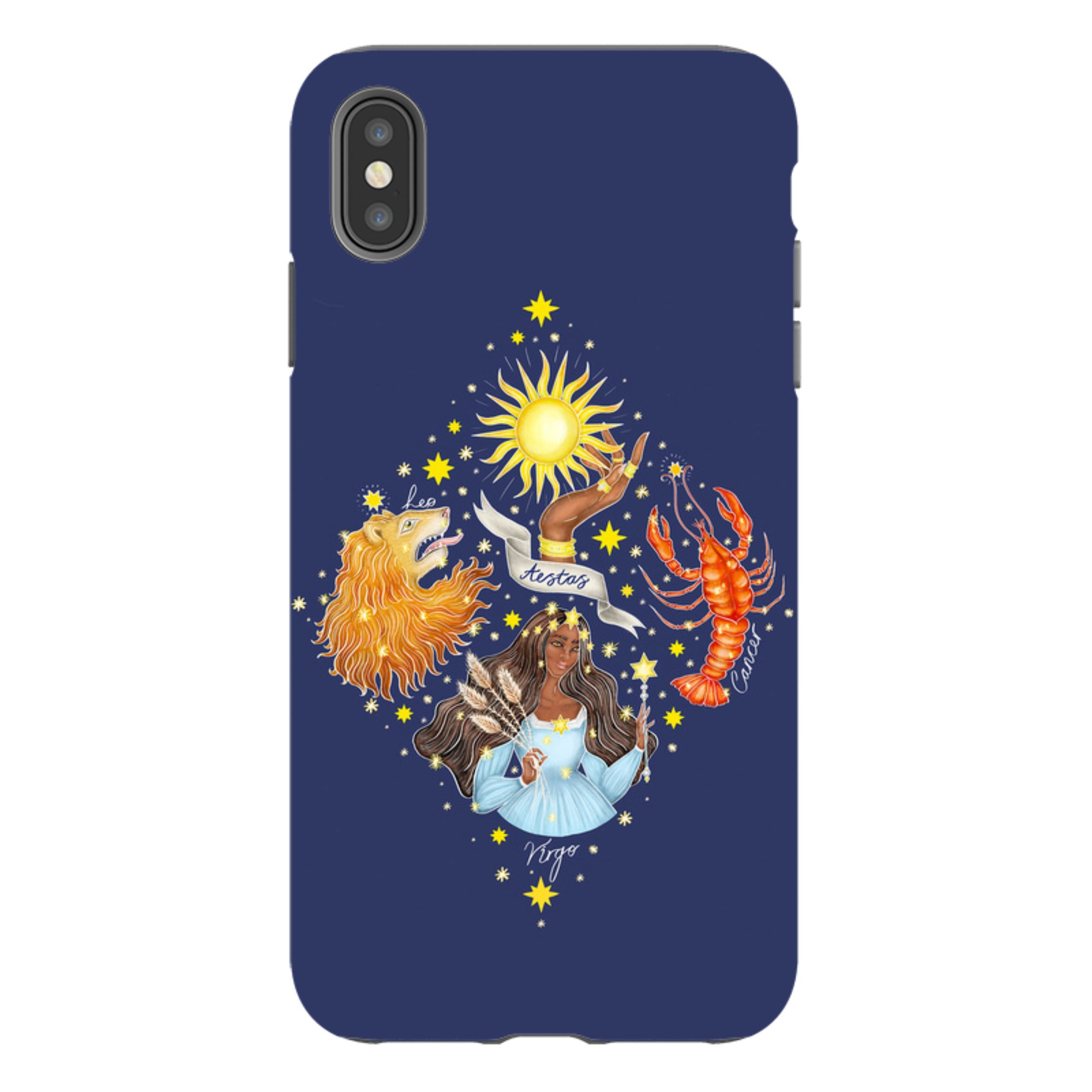 iPhone Tough Case - Summer Zodiac By Catherine Rowe