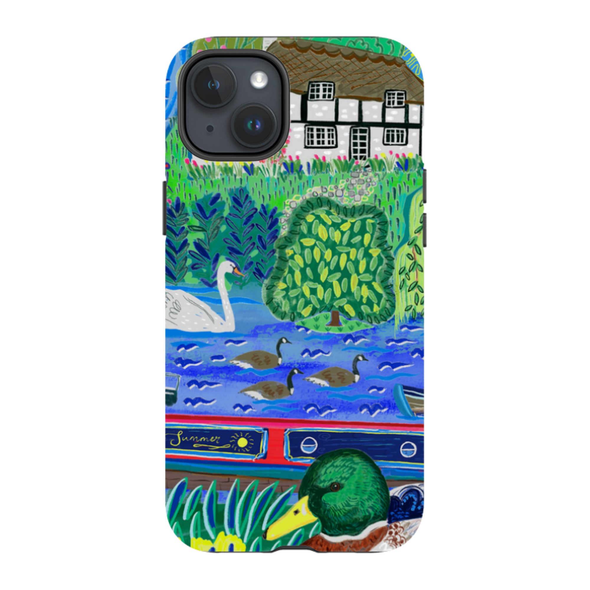 iPhone Tough Case - Canalside By Emma Frances Grant