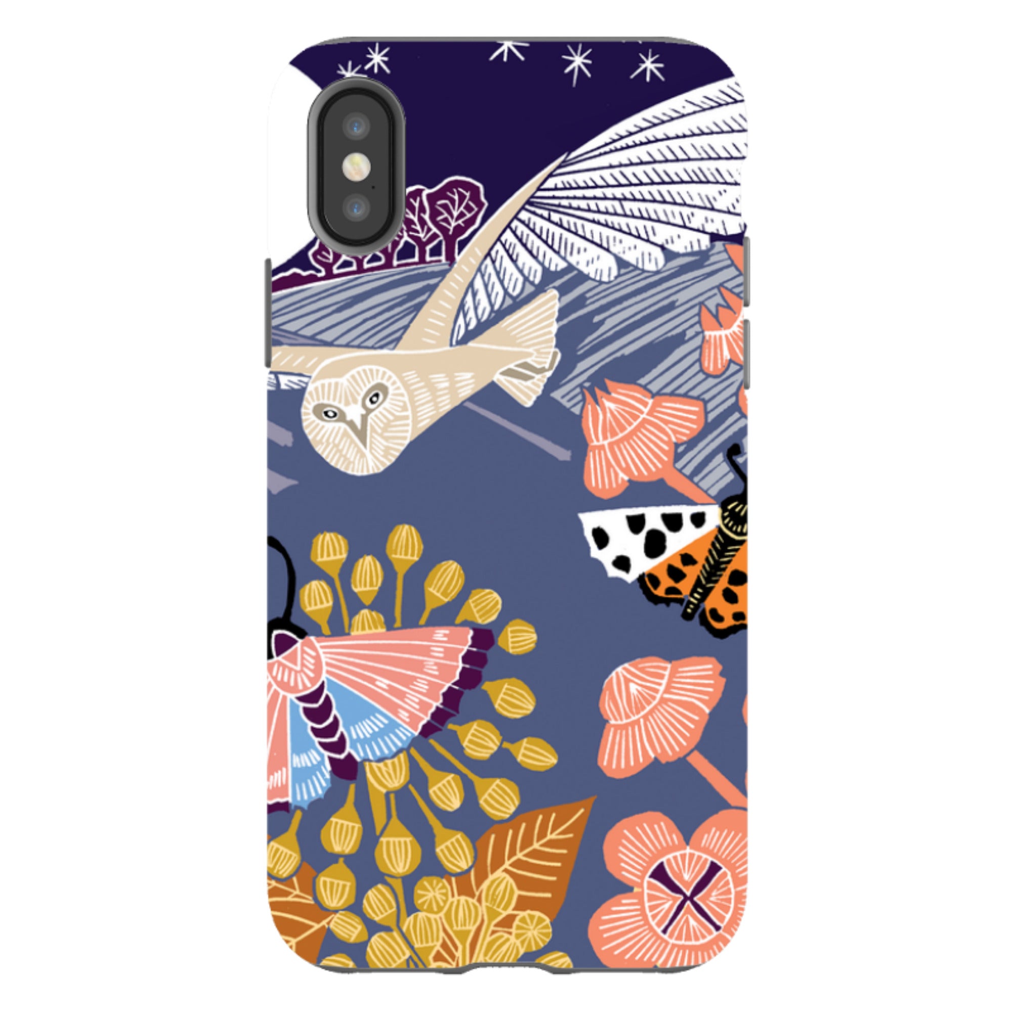 iPhone Tough Case - Evening Barn Owl By Kate Heiss