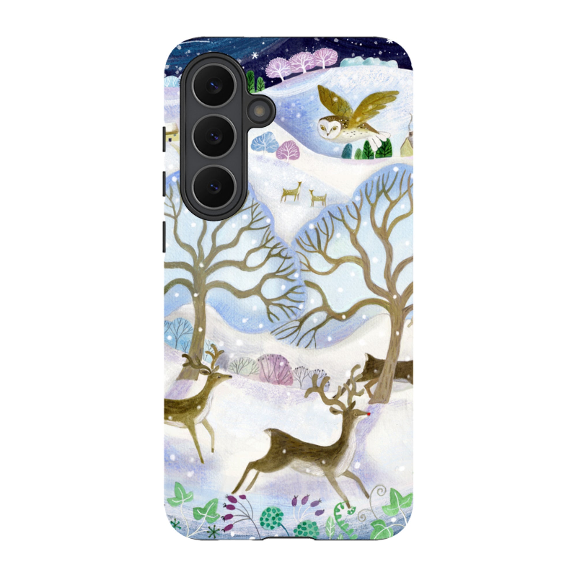 Samsung Tough Case - Winter Deer By Bex Parkin