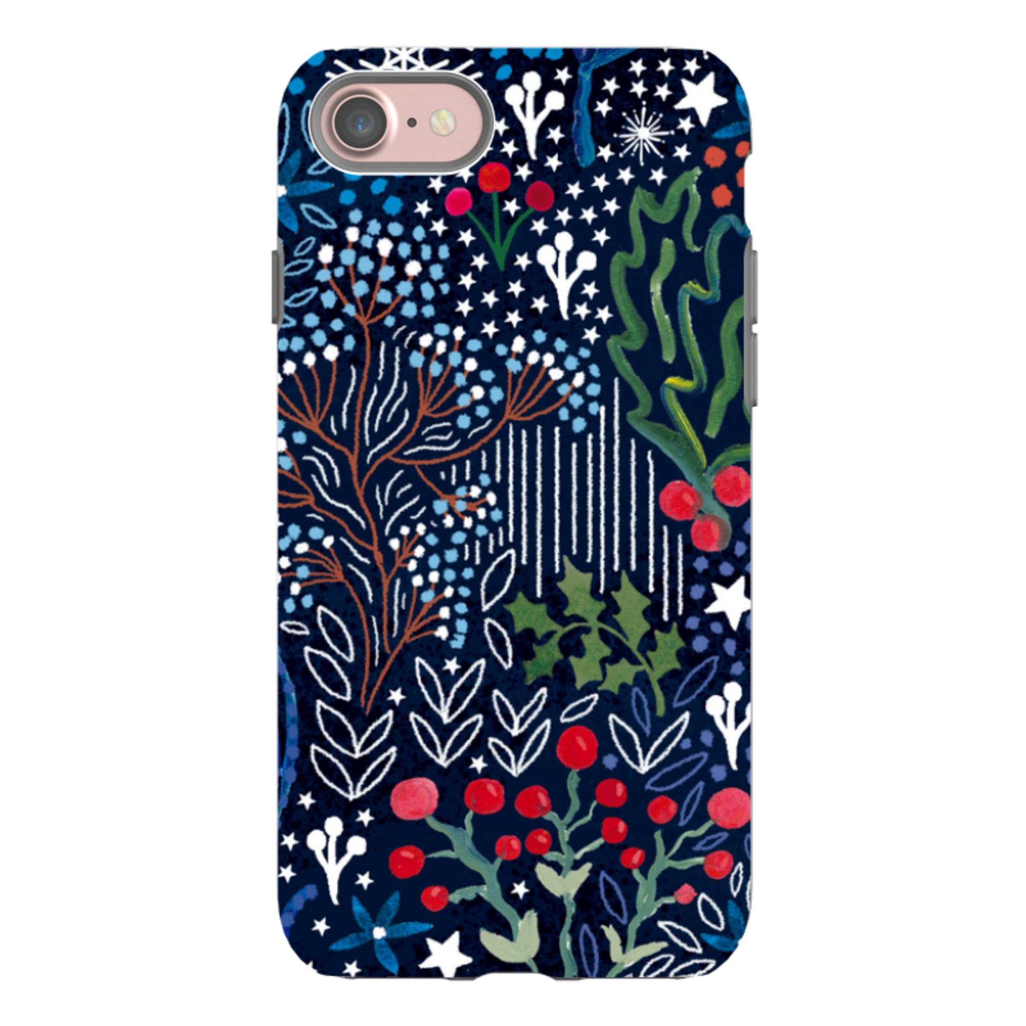 iPhone Tough Case - Winter Flowers II By Emma Frances Grant