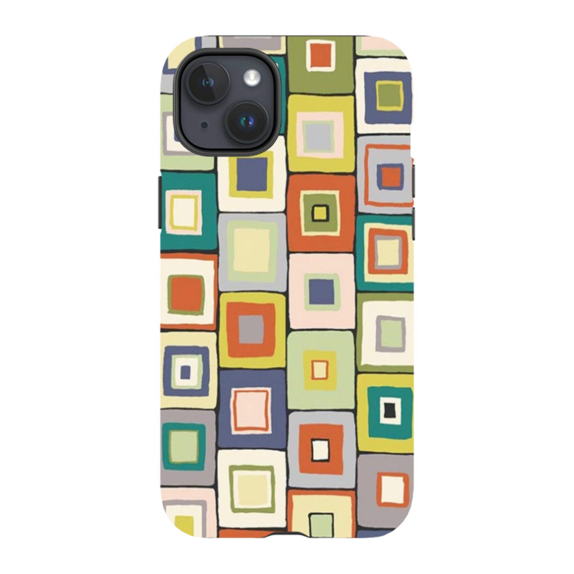 iPhone Tough Case - Atelier Blanket Squares Urbane By Sarah Campbell