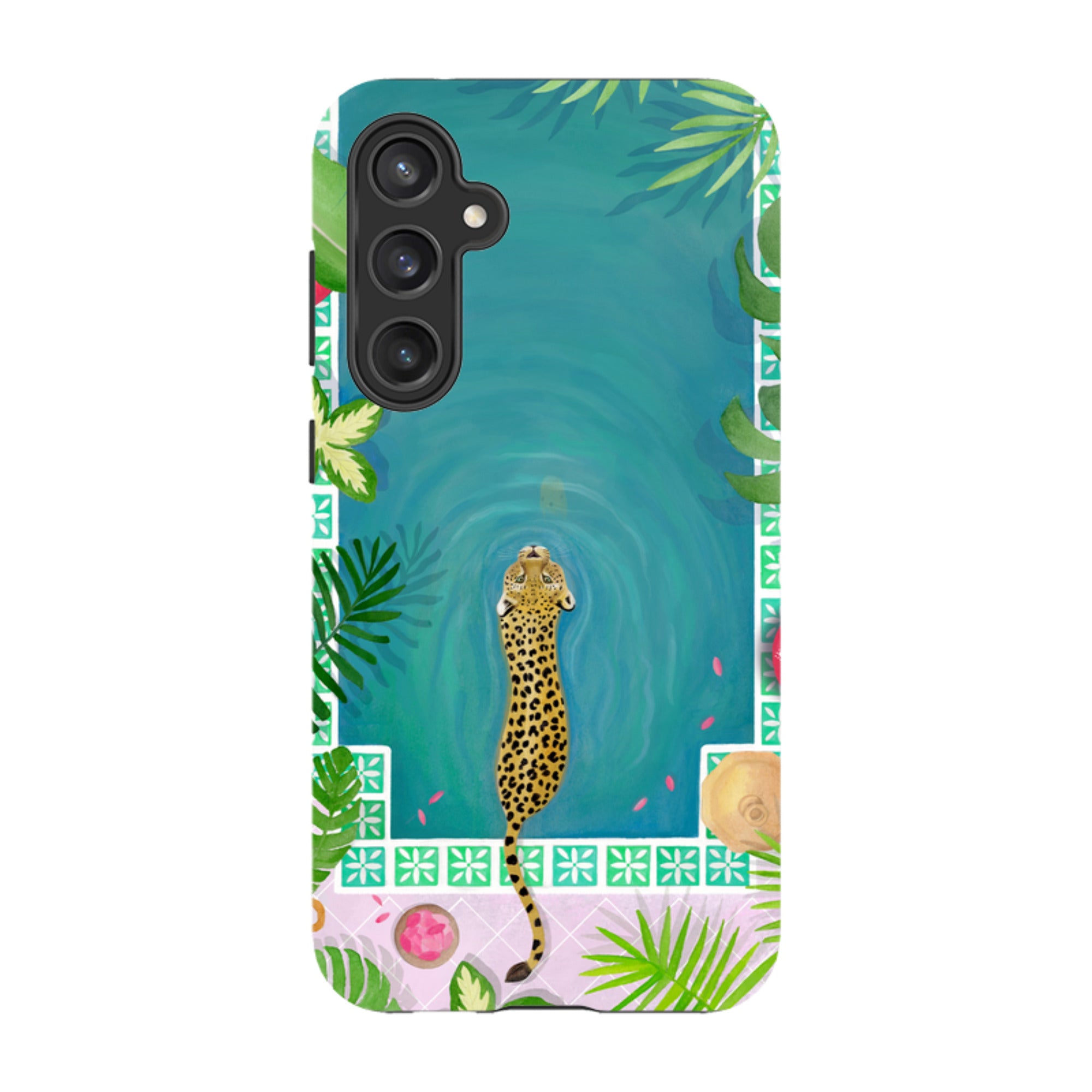 Samsung Tough Case - Morocco Pool Leopard By Bex Parkin