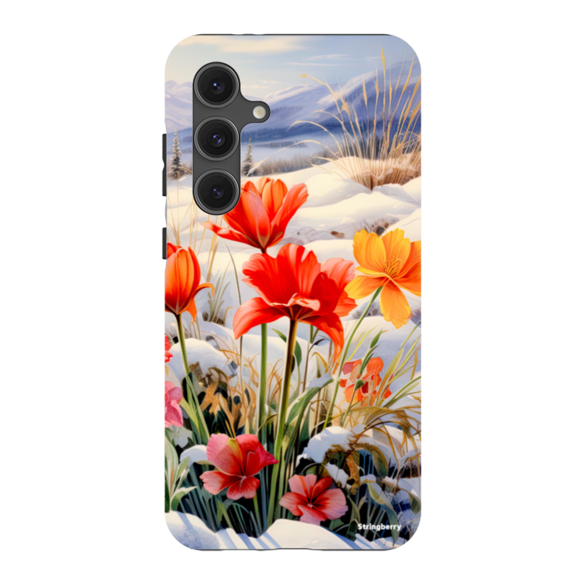 Samsung Tough Case - Winter Wild Flowers III