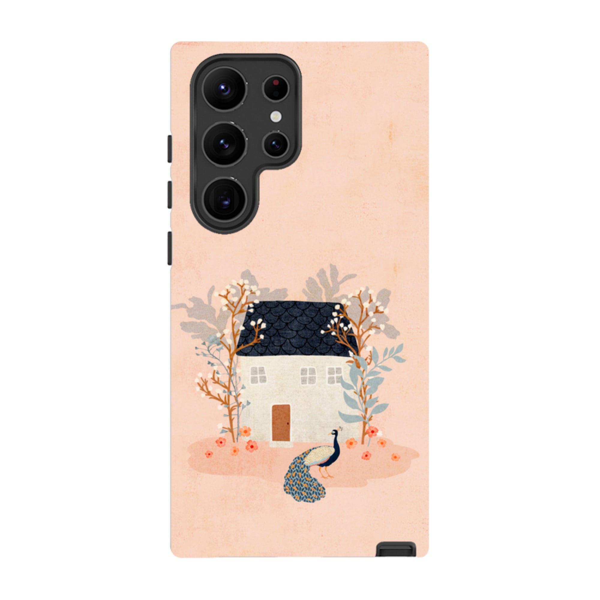 Samsung Tough Case - Home Pink By Katherine Quinn