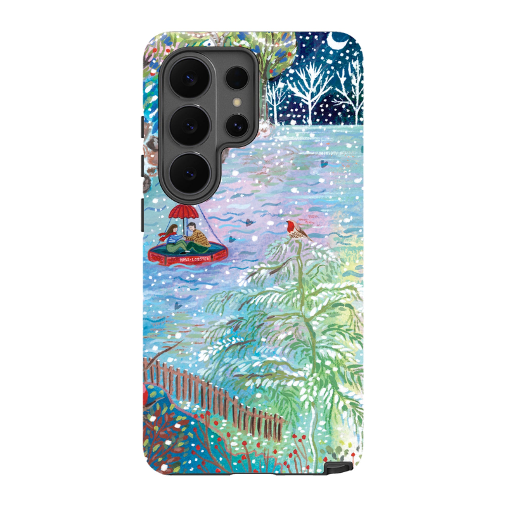 Samsung Tough Case - A Wee Winter Harbour By Emma Frances Grant