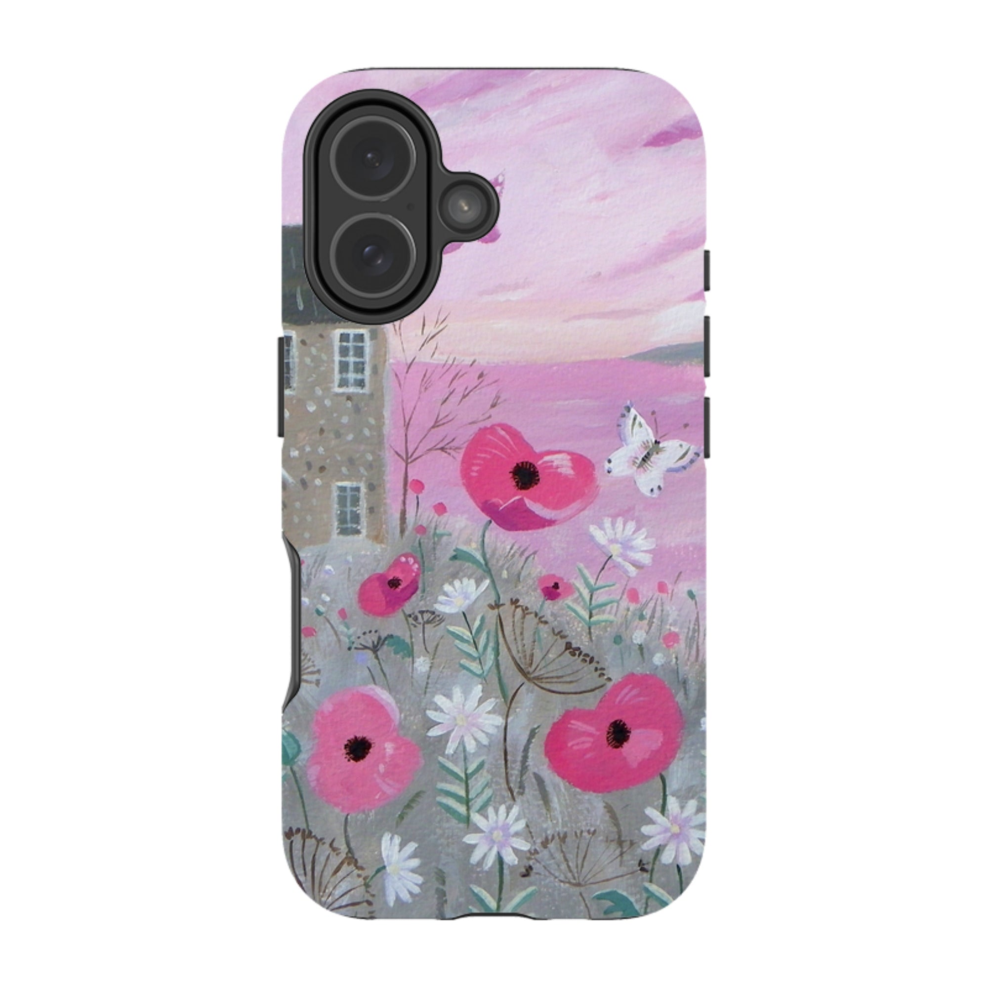 iPhone Tough Case - Seaside Flowers By Mary Stubberfield