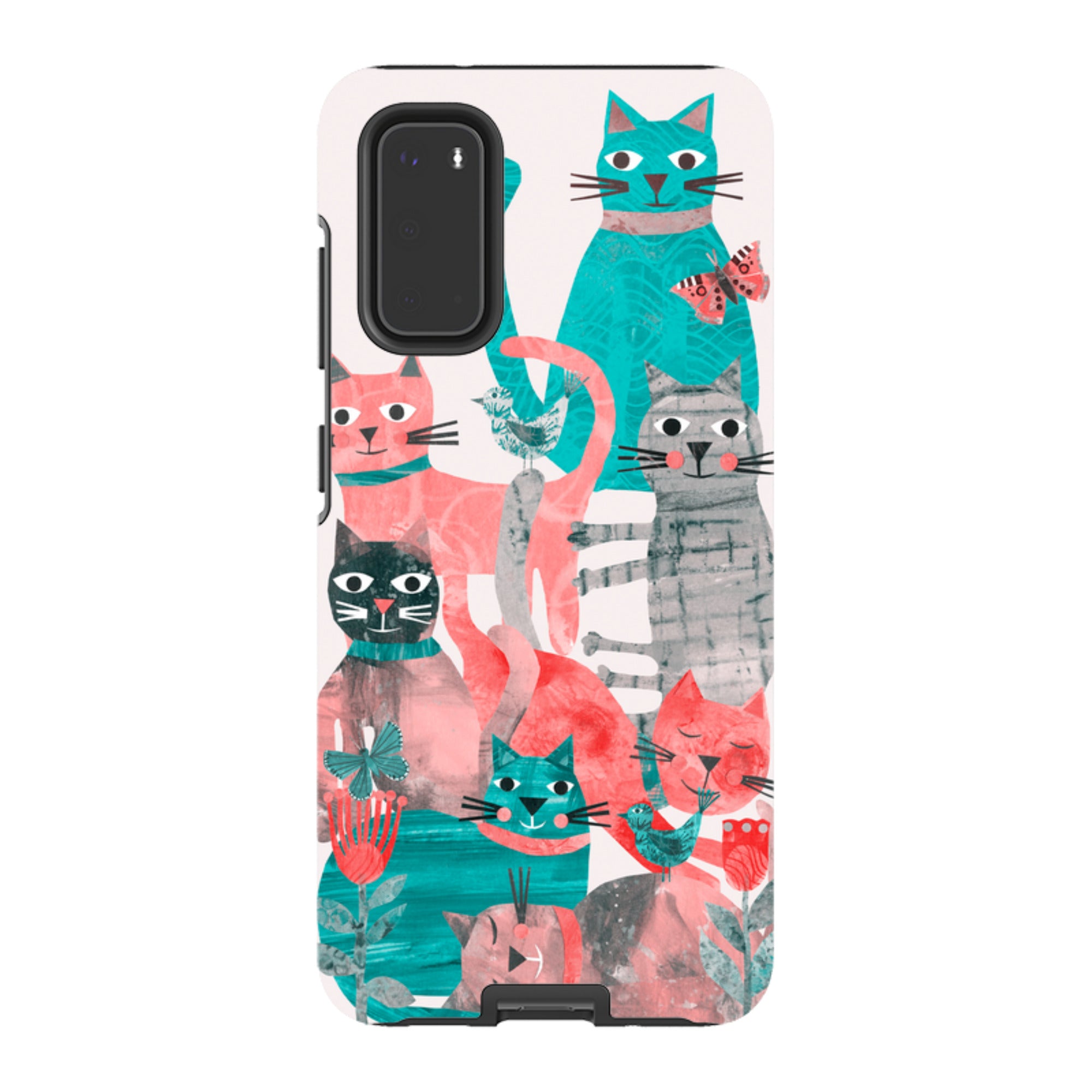 Samsung Tough  Case - Cat Party II By Tracey English
