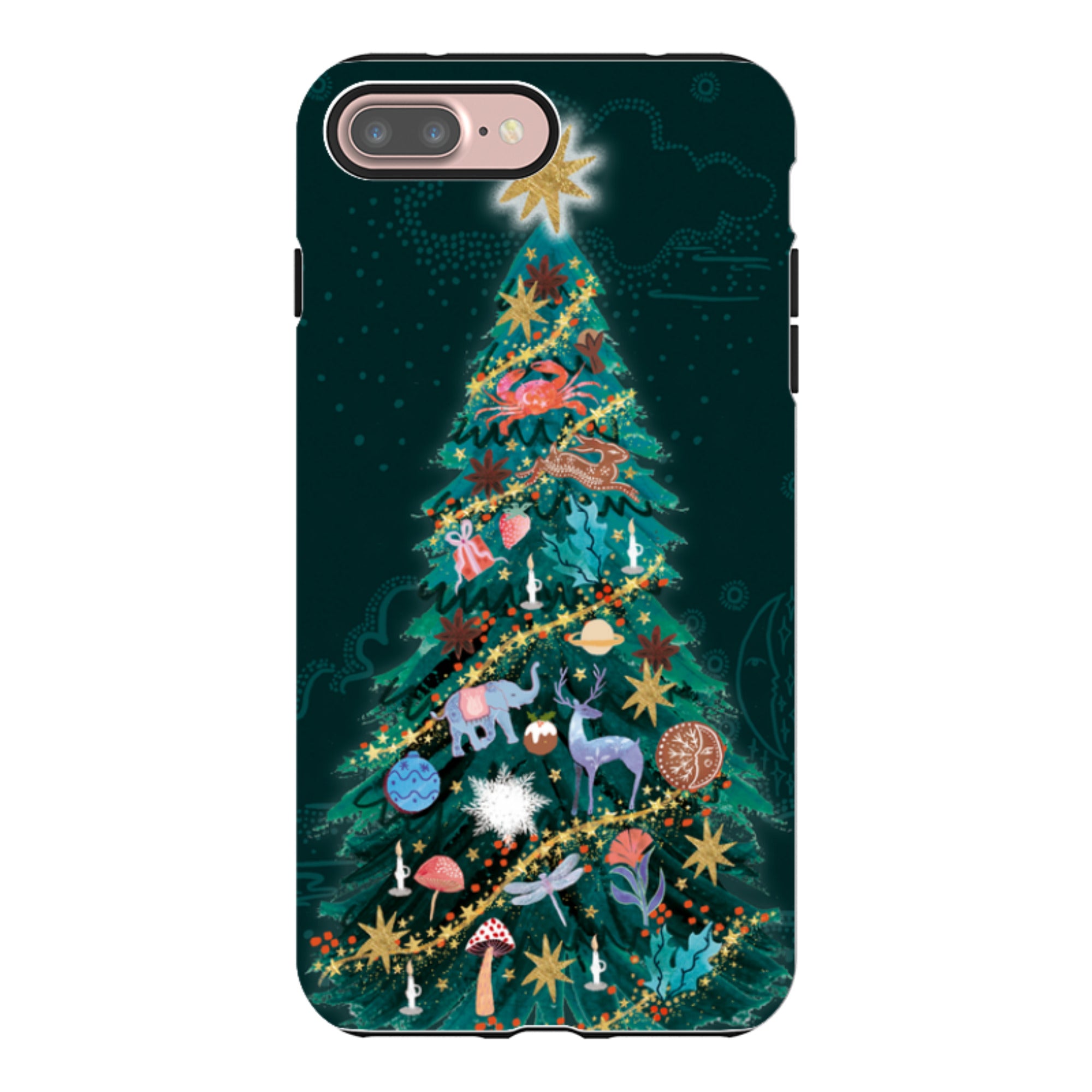 iPhone Tough Case - Kitsch Tree By Emma Frances Grant