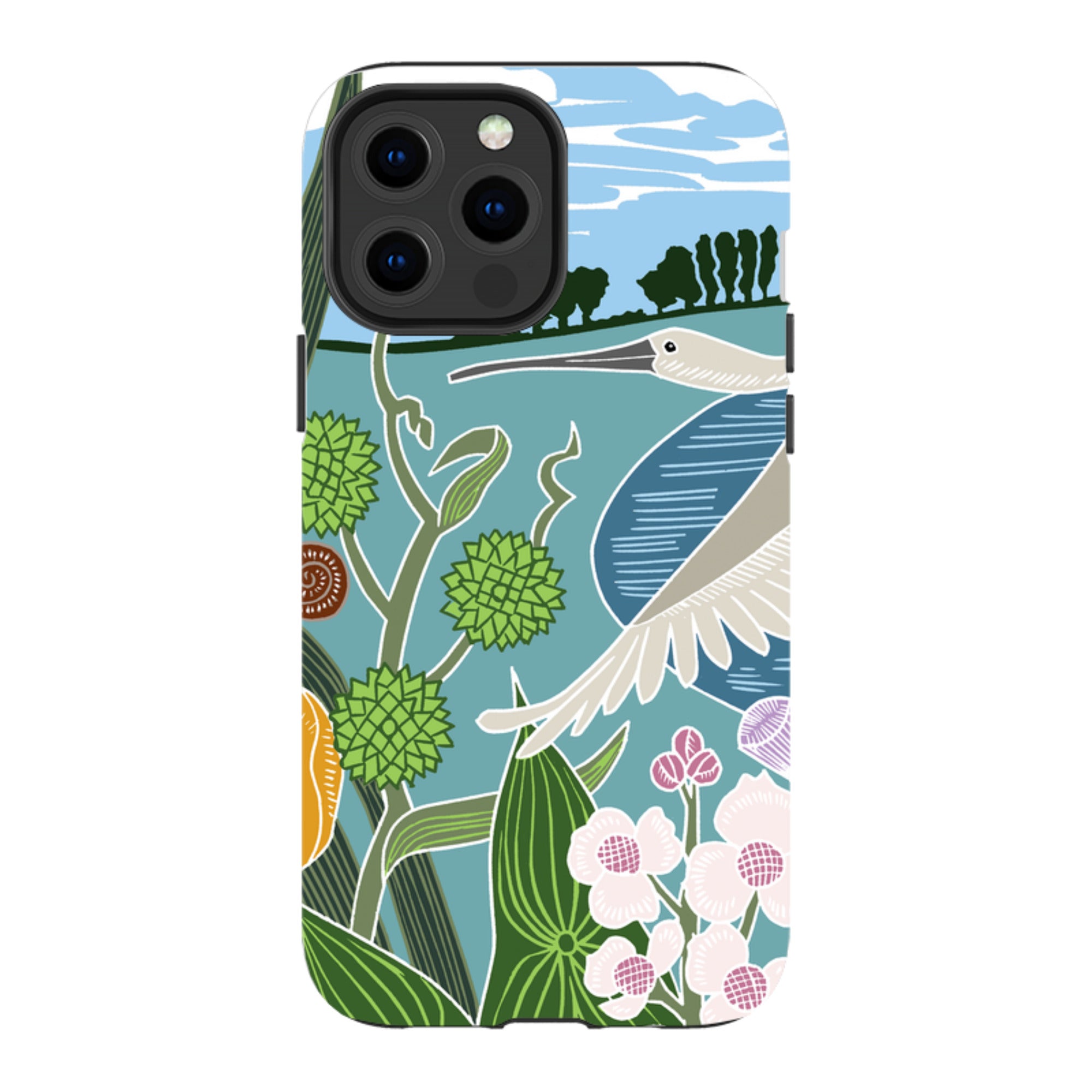 iPhone Tough Case - Spoonbill By Kate Heiss