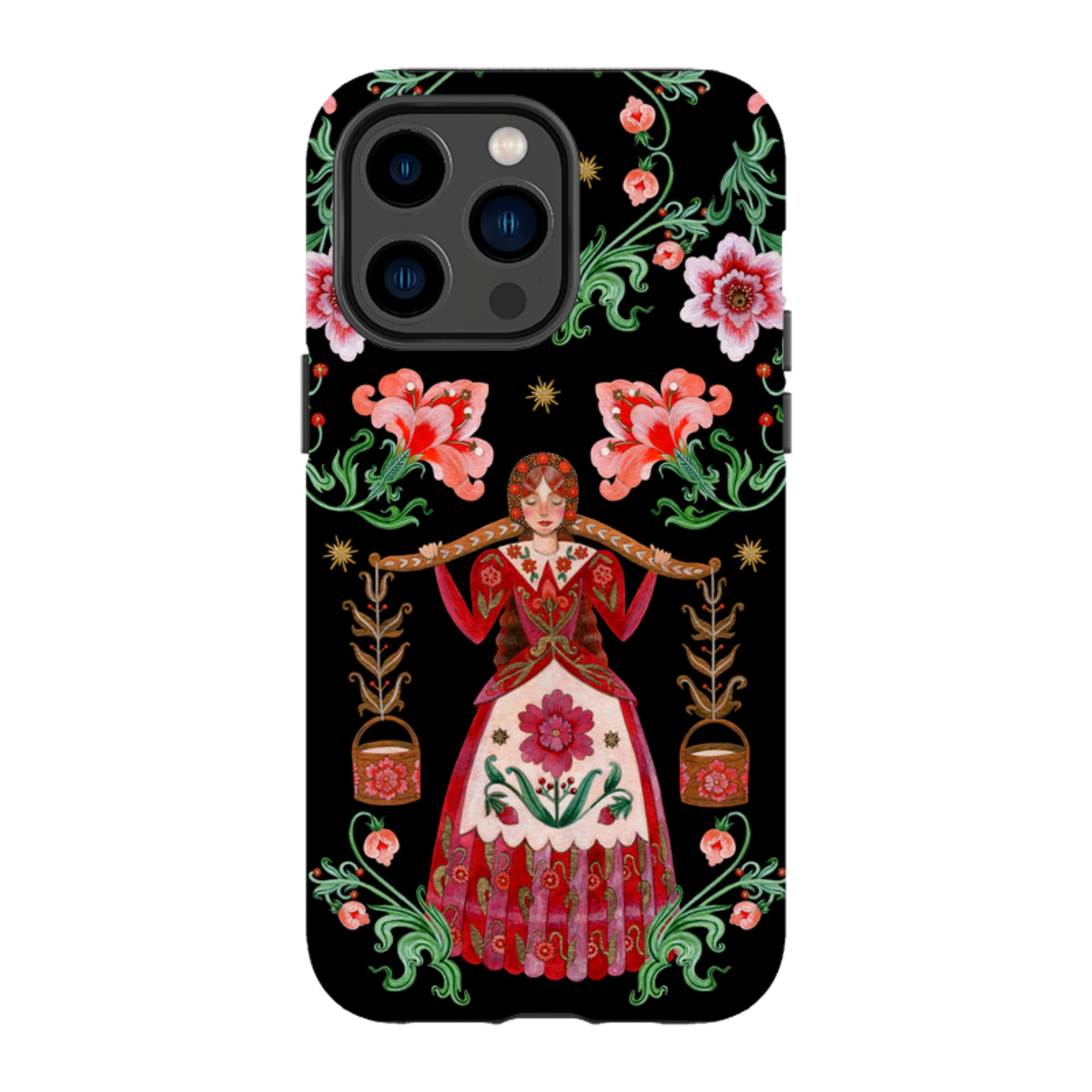 iPhone MagSafe Tough Case - Eight Maids A Milking By Maria Matos