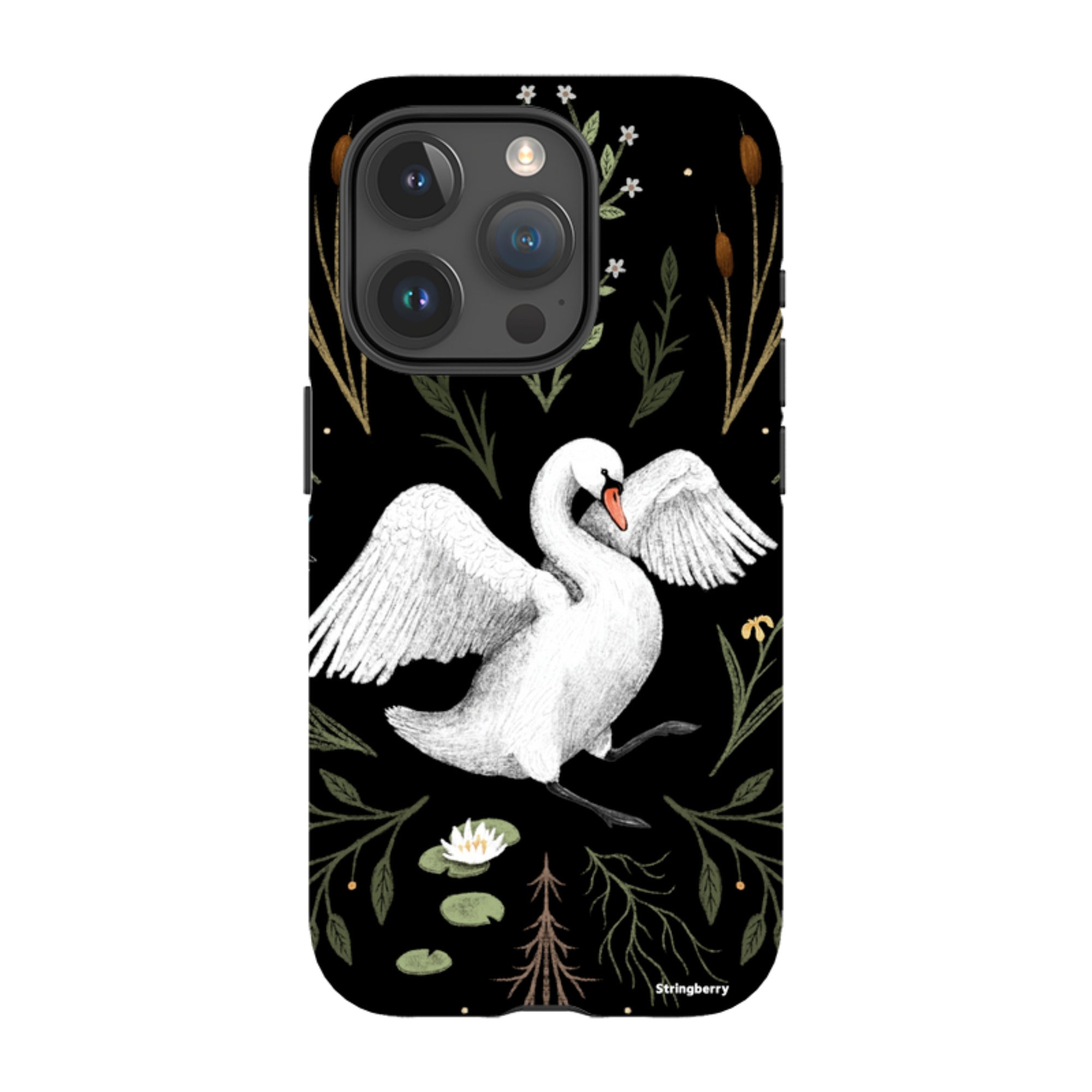 iPhone MagSafe Tough Case -  Swan By Anna Stead