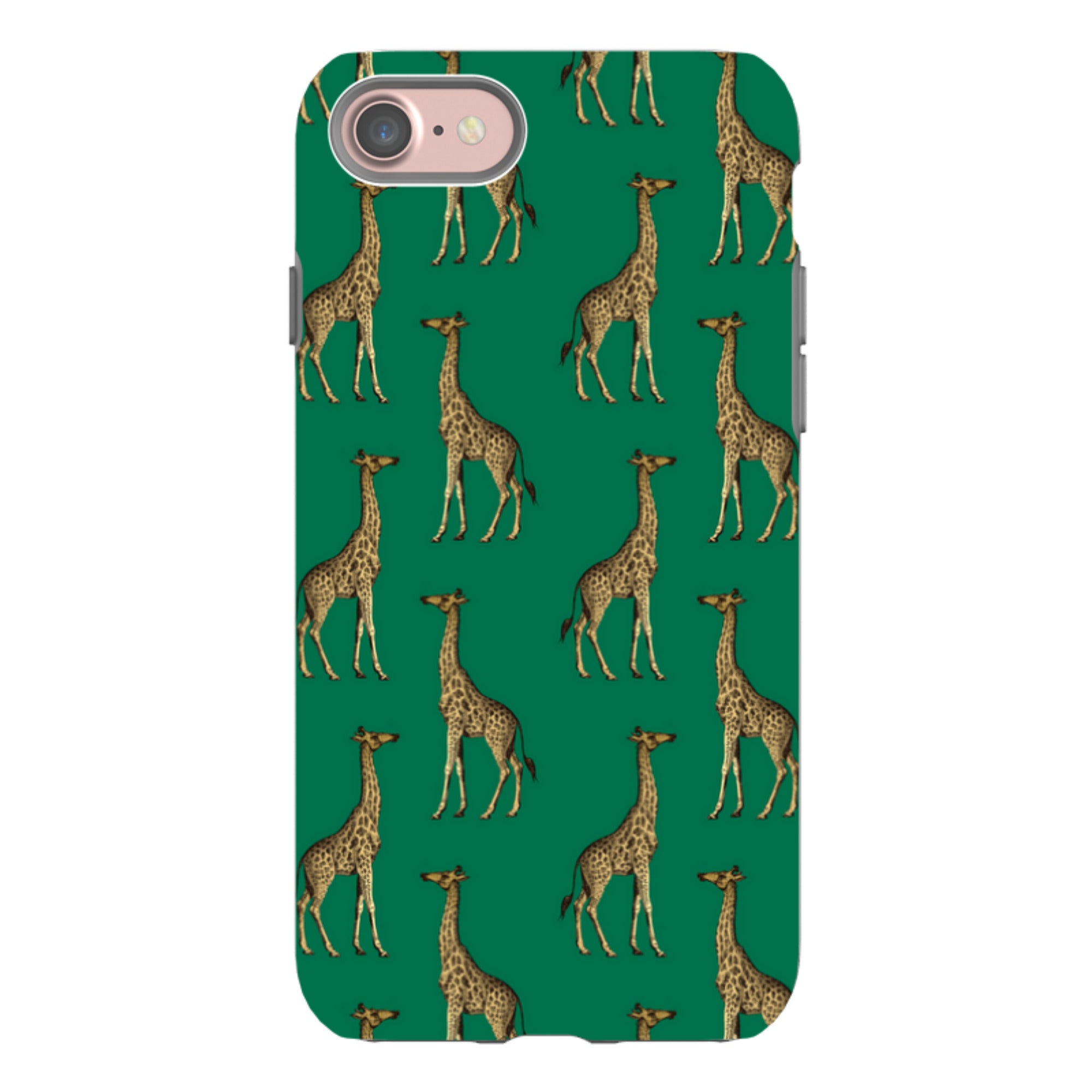 iPhone Tough Case - Green Giraffe
