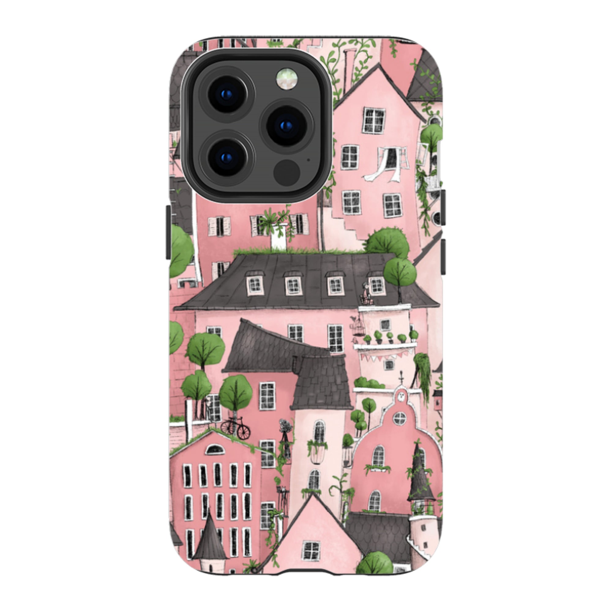 iPhone Tough Case - Pink City By Maja Lindberg