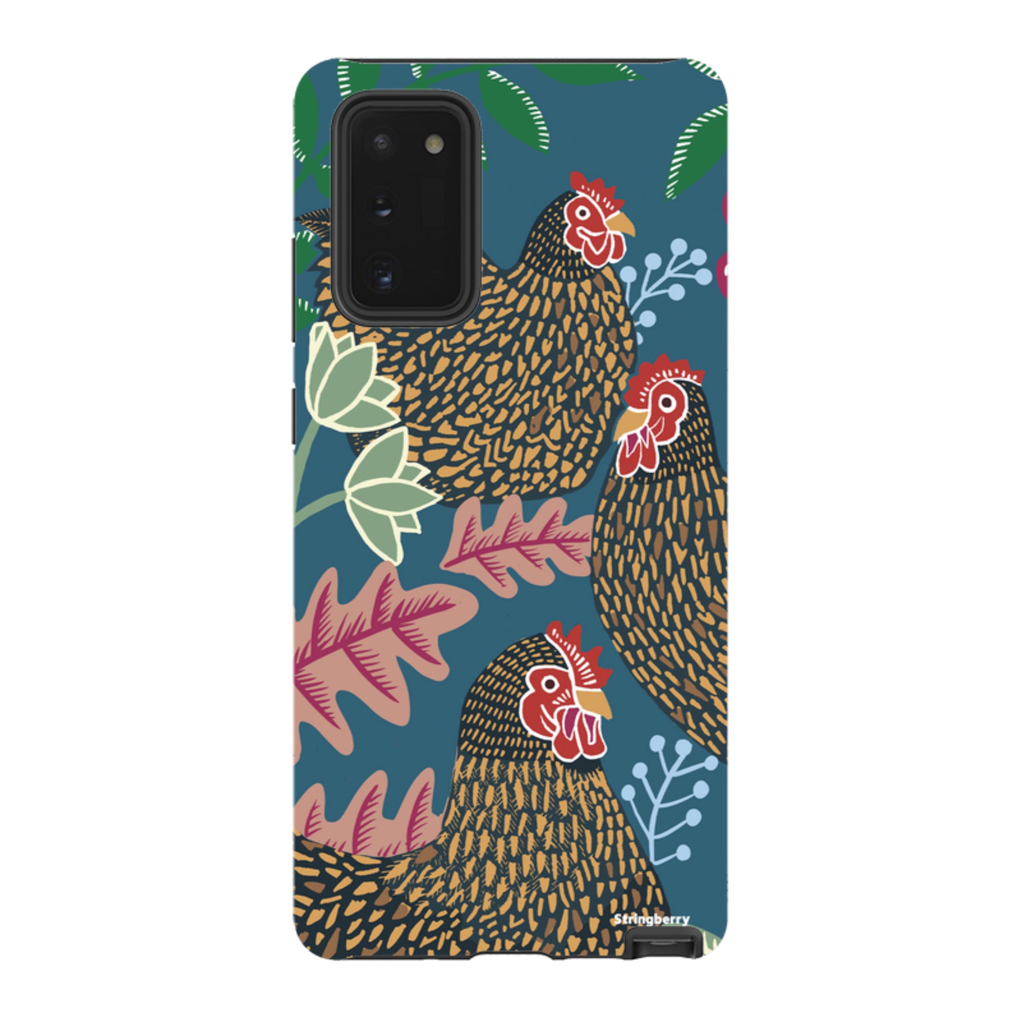 Samsung Tough Case - Three French Hens By Kate Heiss