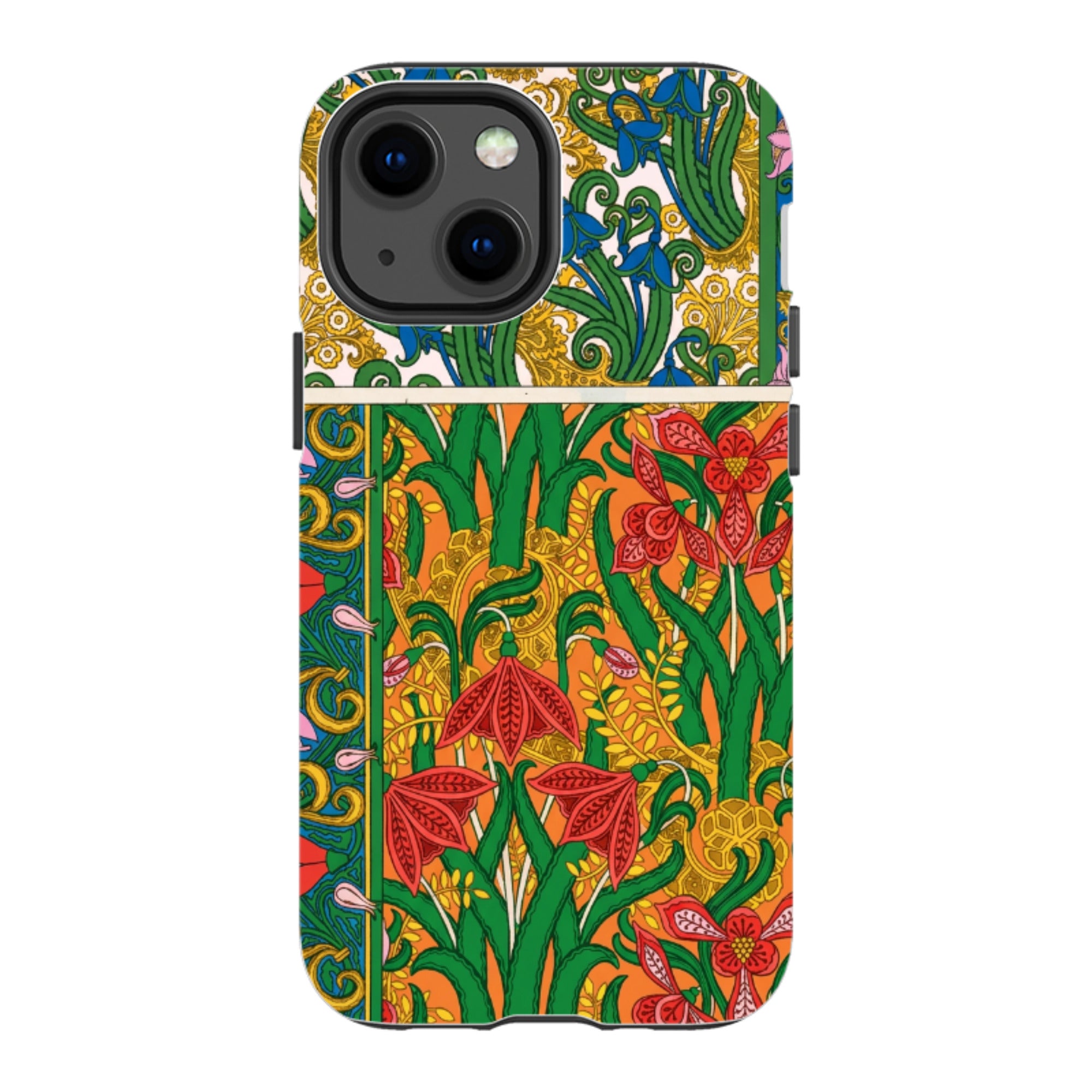 iPhone Tough Case - Vintage Art Nouveau Lily