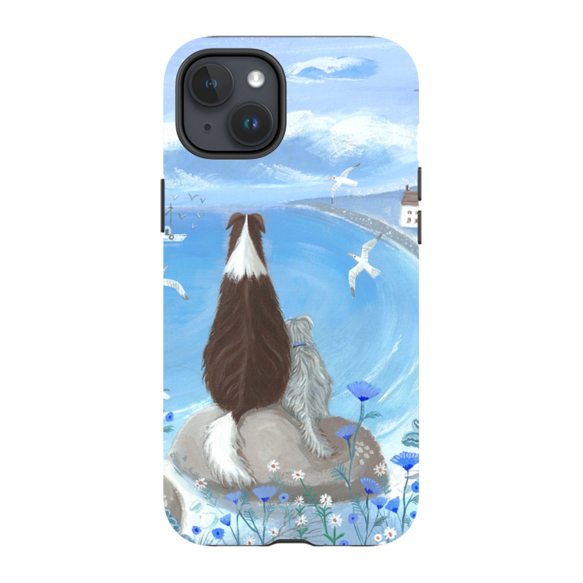 iPhone Tough Case - Beach Dog By Mary Stubberfield