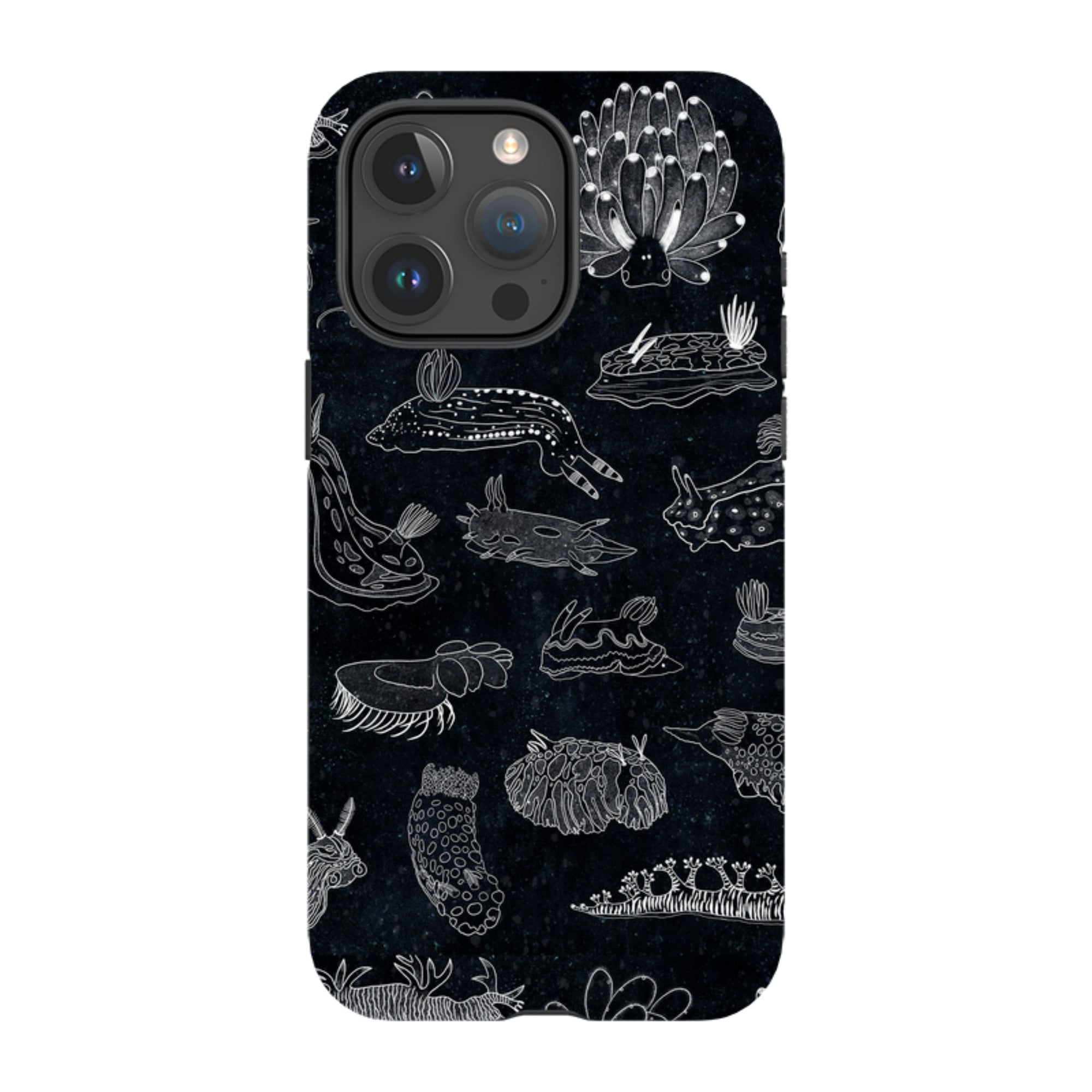 iPhone MagSafe Tough Case - Nudibranch Line Drawing By Katherine Quinn