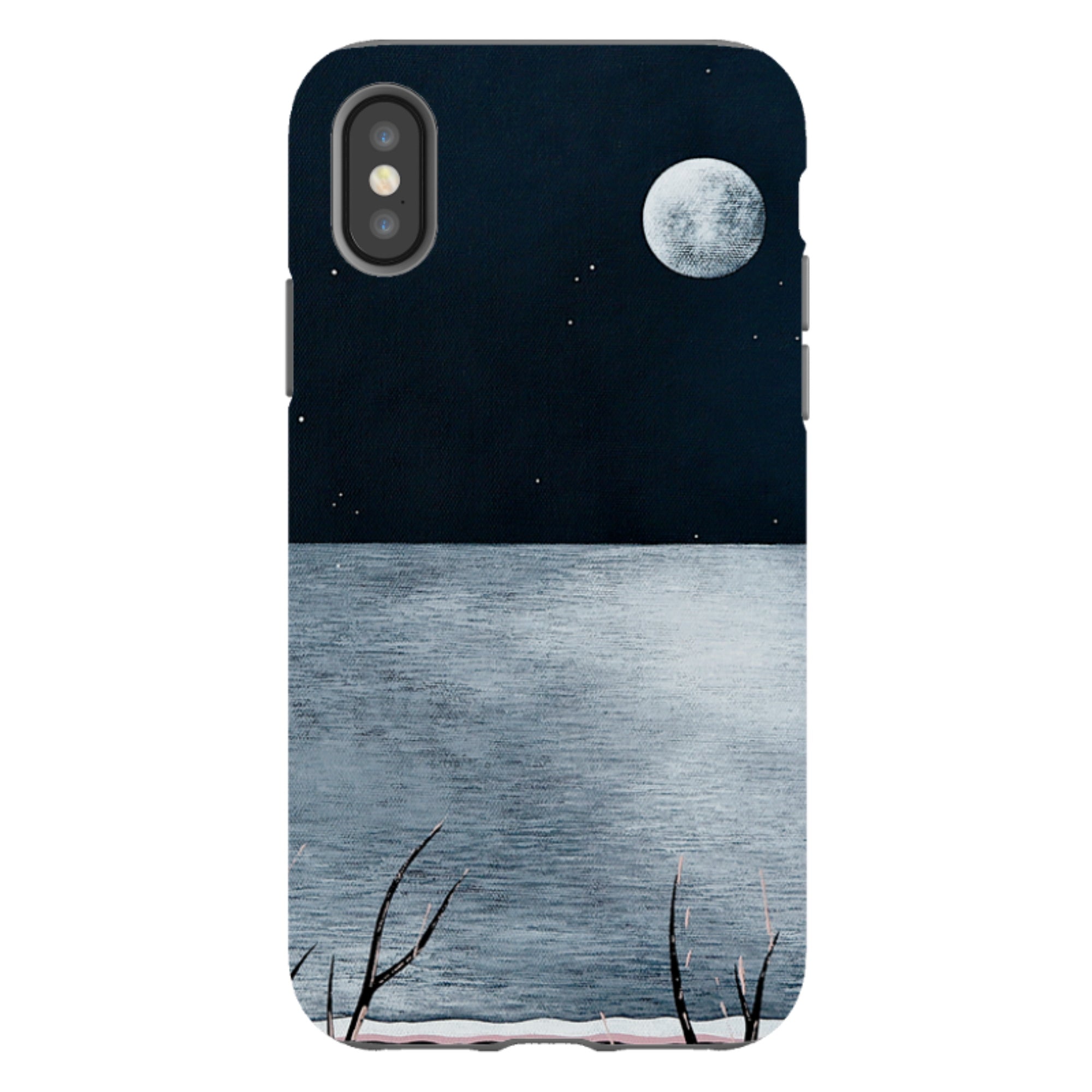 iPhone Tough Case - Night Of The Huge Moon By Natasha Newton