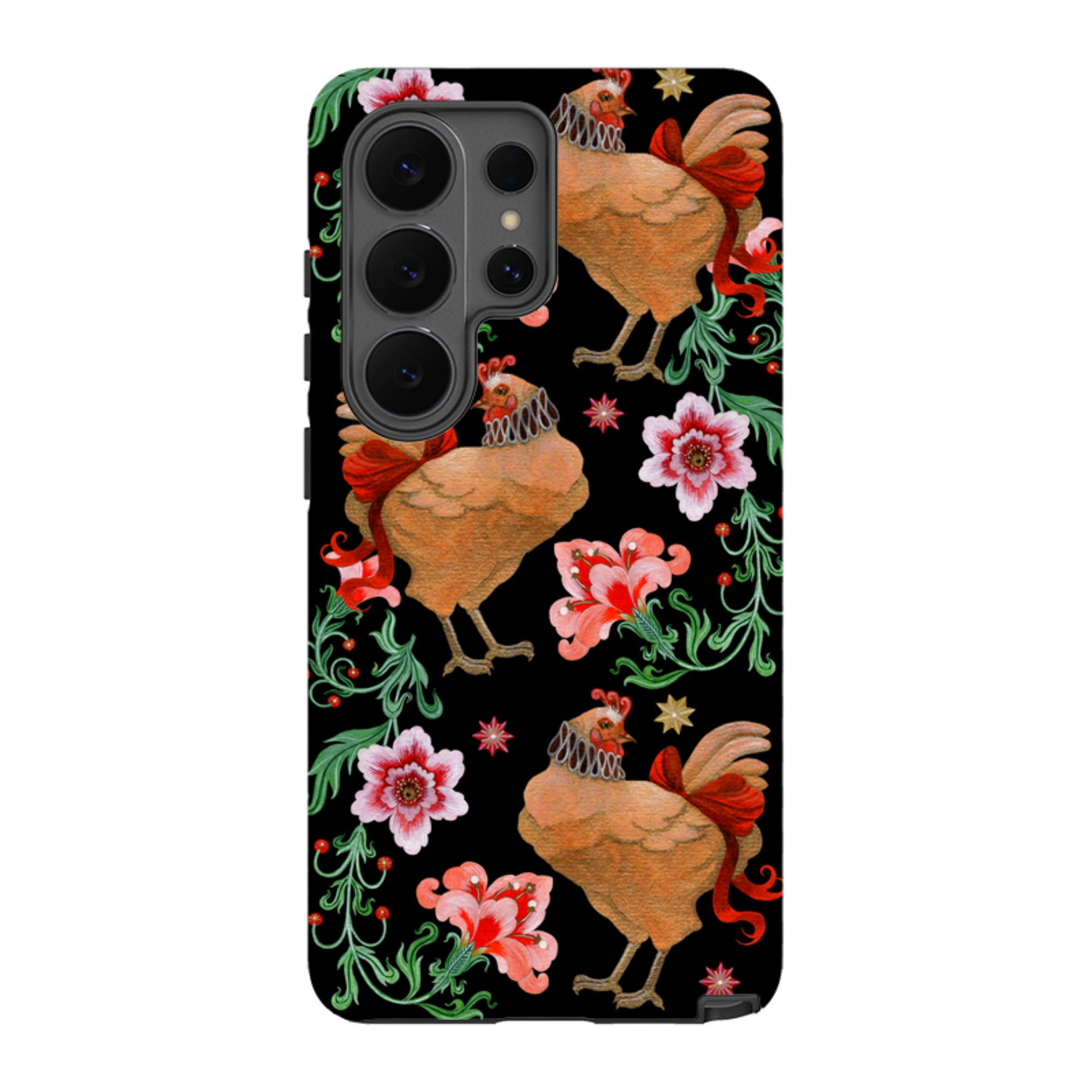 Samsung Tough  Case - Three French Hens By Maria Matos