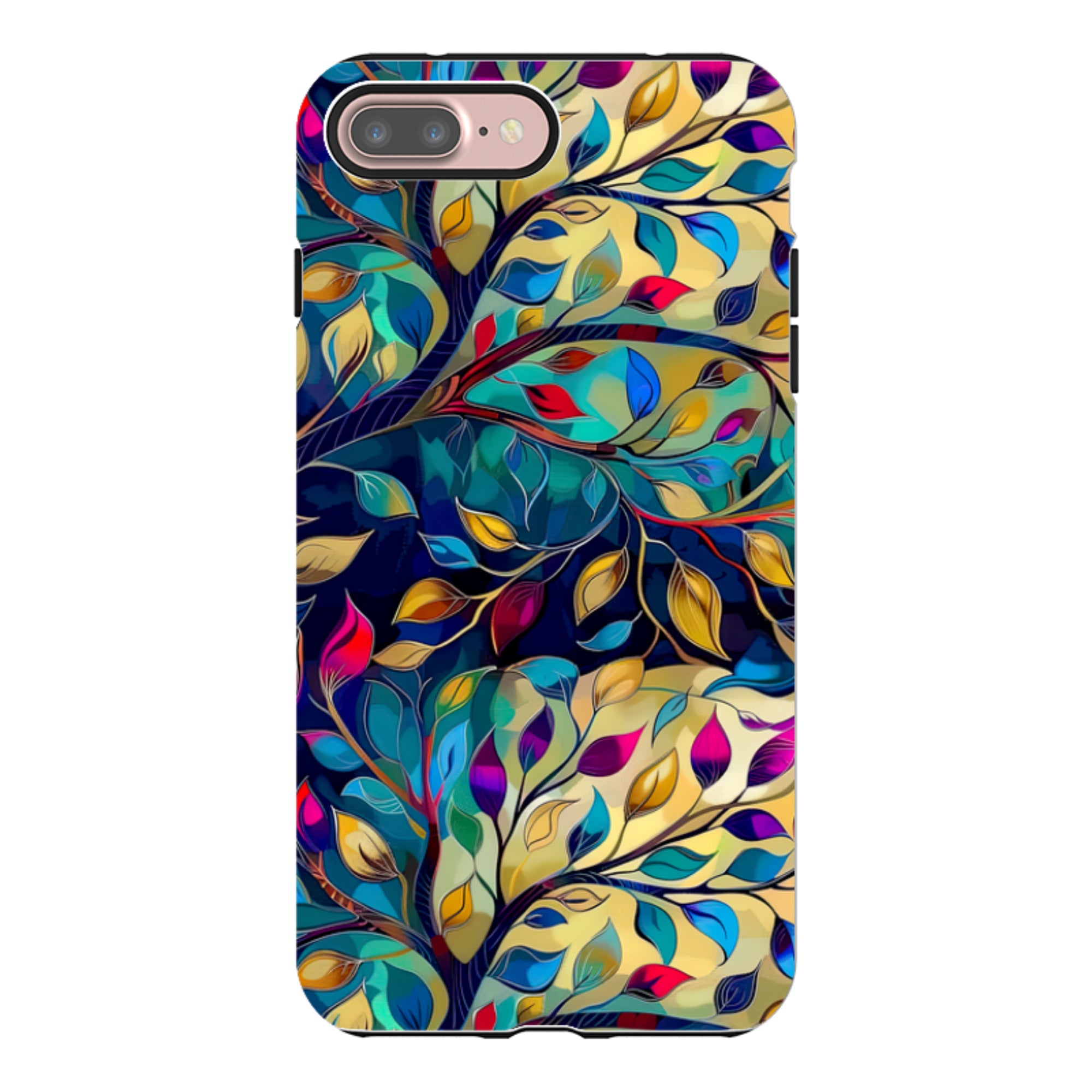 iPhone Case - Teal Leaves