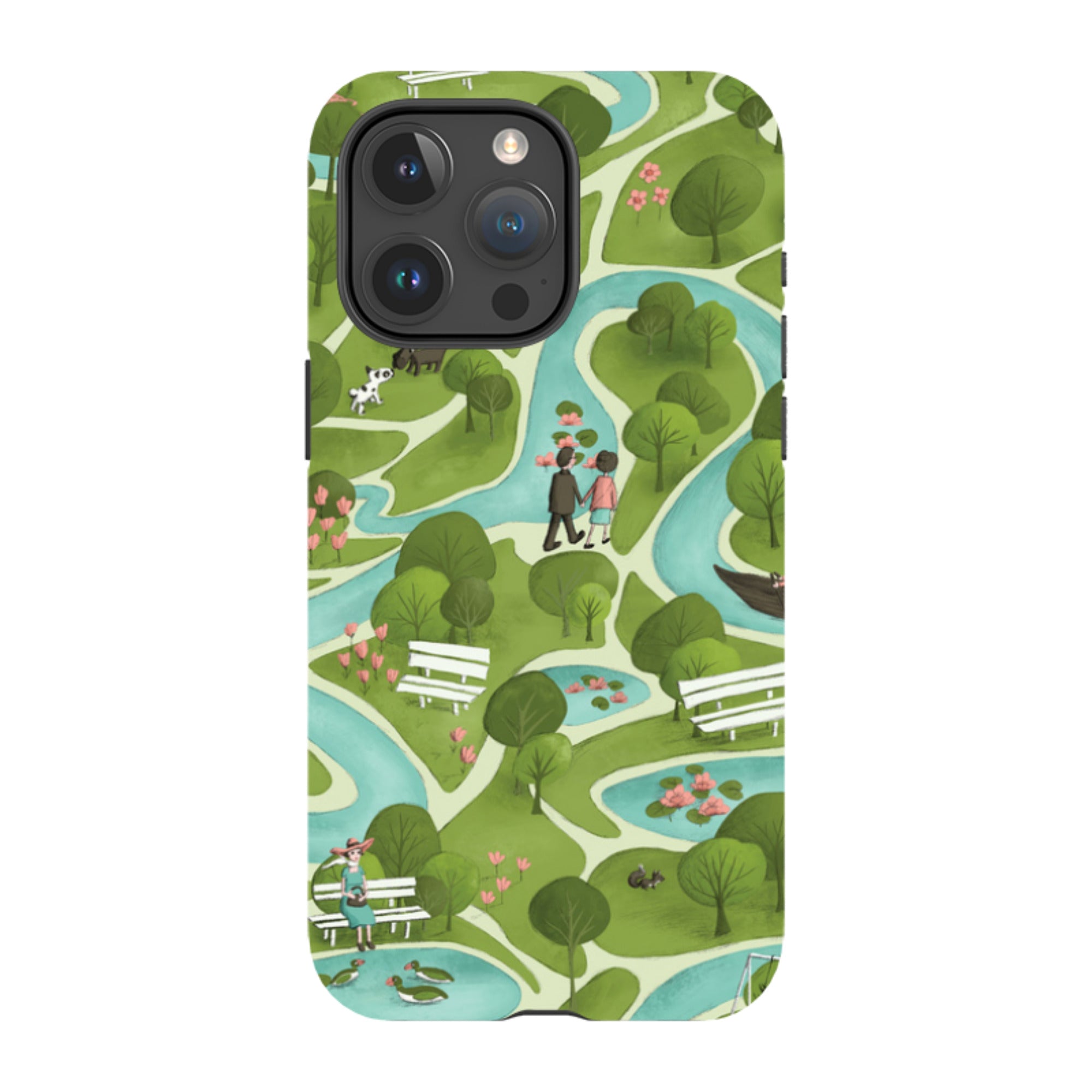 iPhone Tough Case - In the Park By Maja Lindberg