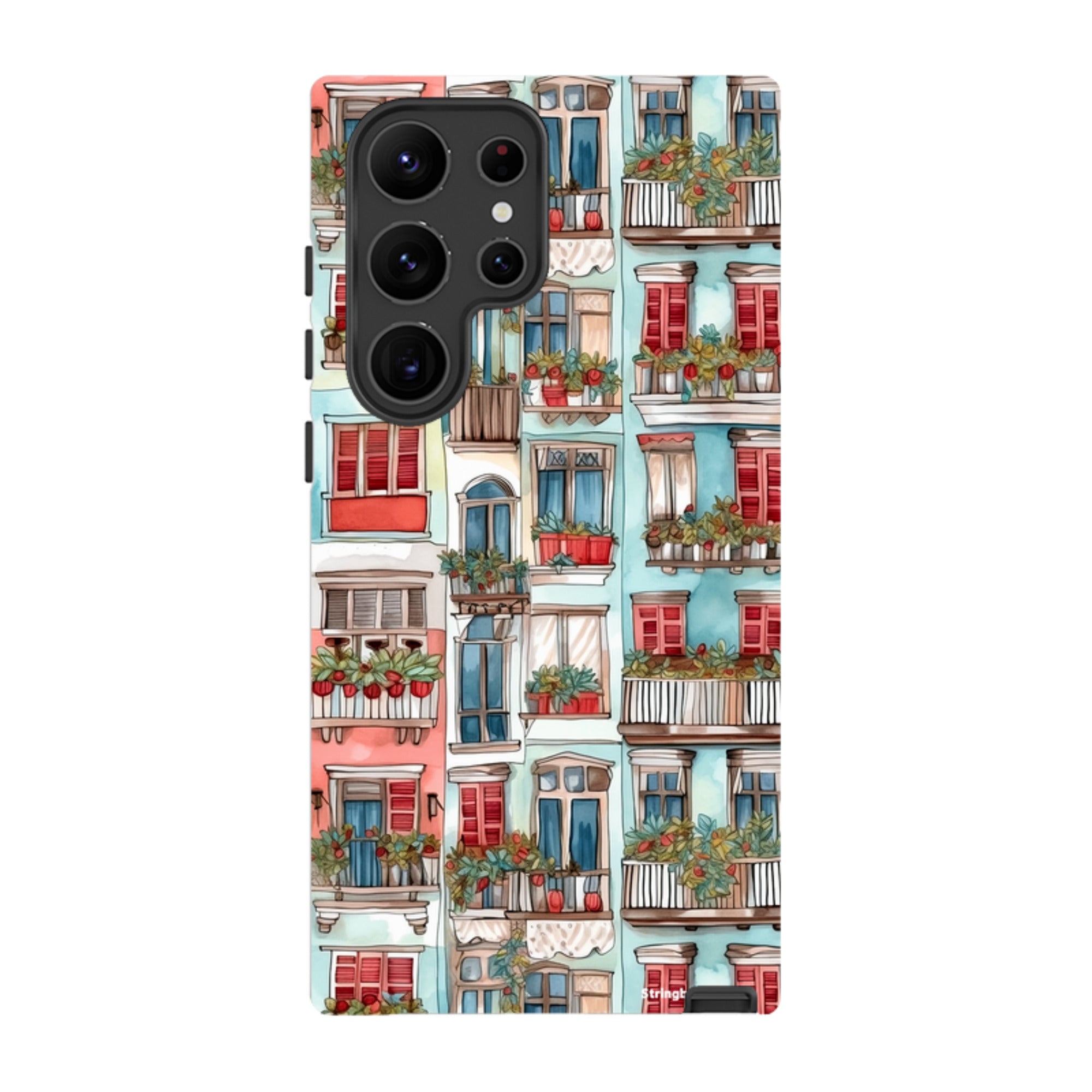 Samsung Tough Case - Floral Balcony