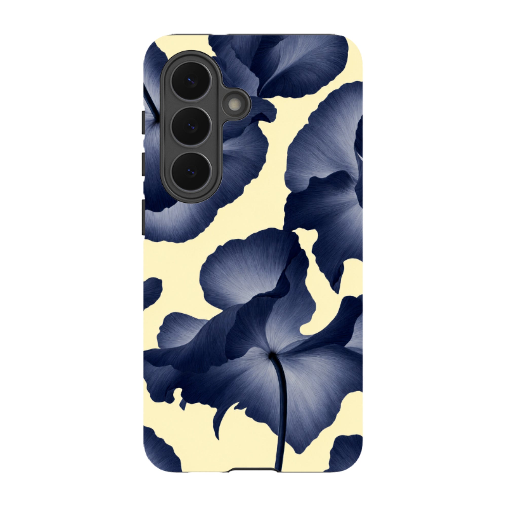 Samsung Tough Case - Navy Blue Poppy