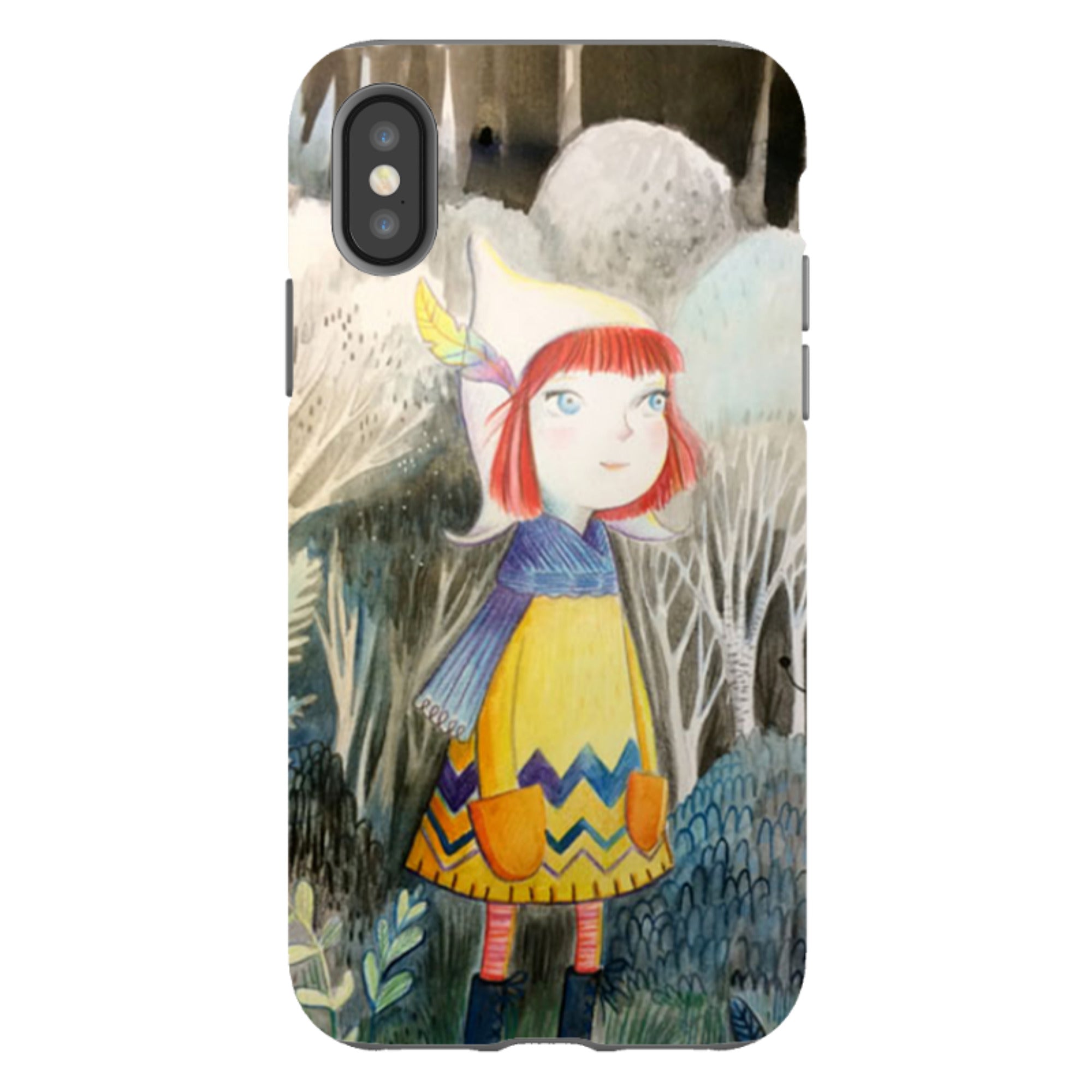 iPhone Tough Case - Honeykeys Girl By Mia Underwood