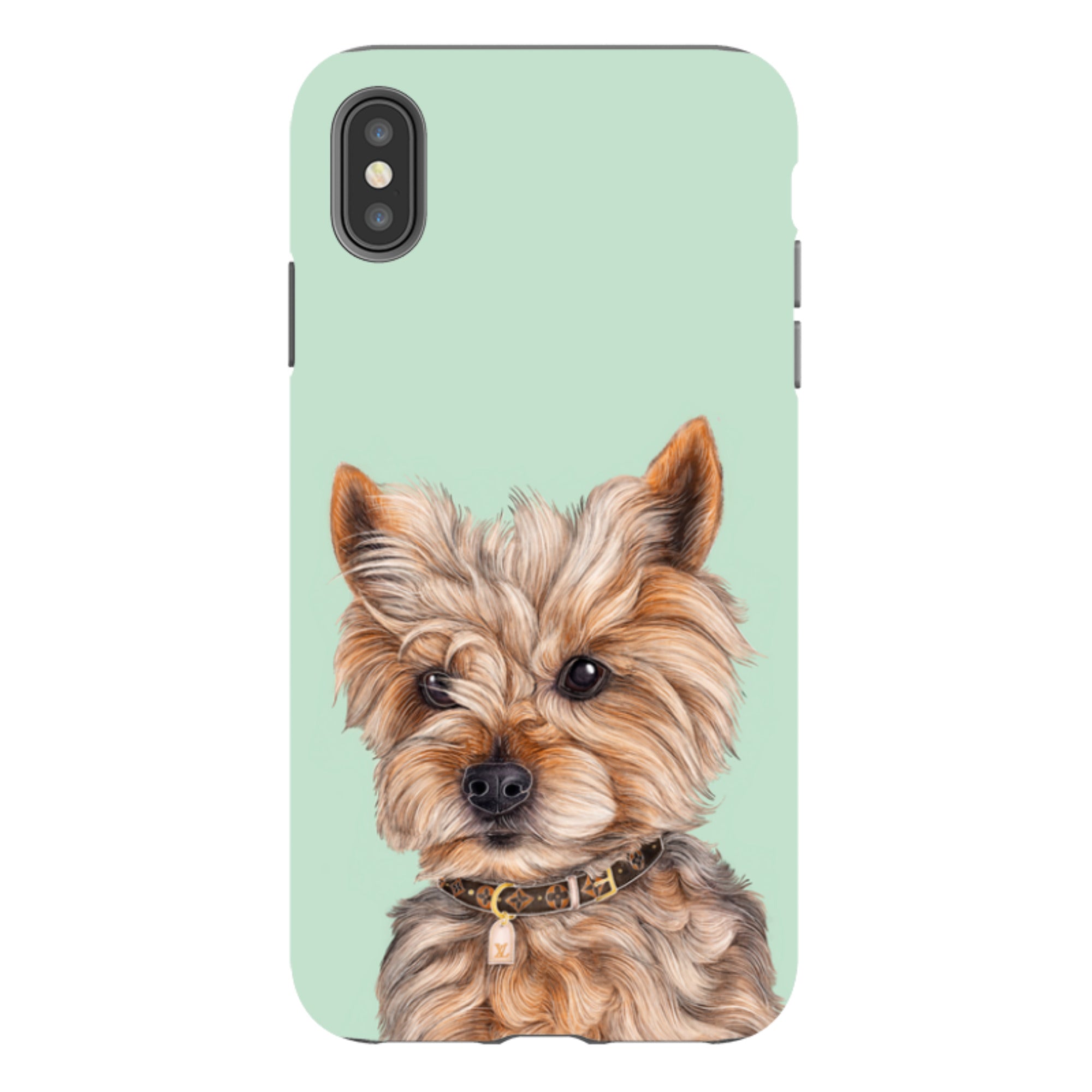 iPhone Tough Case - Yorkie By Catherine Rowe