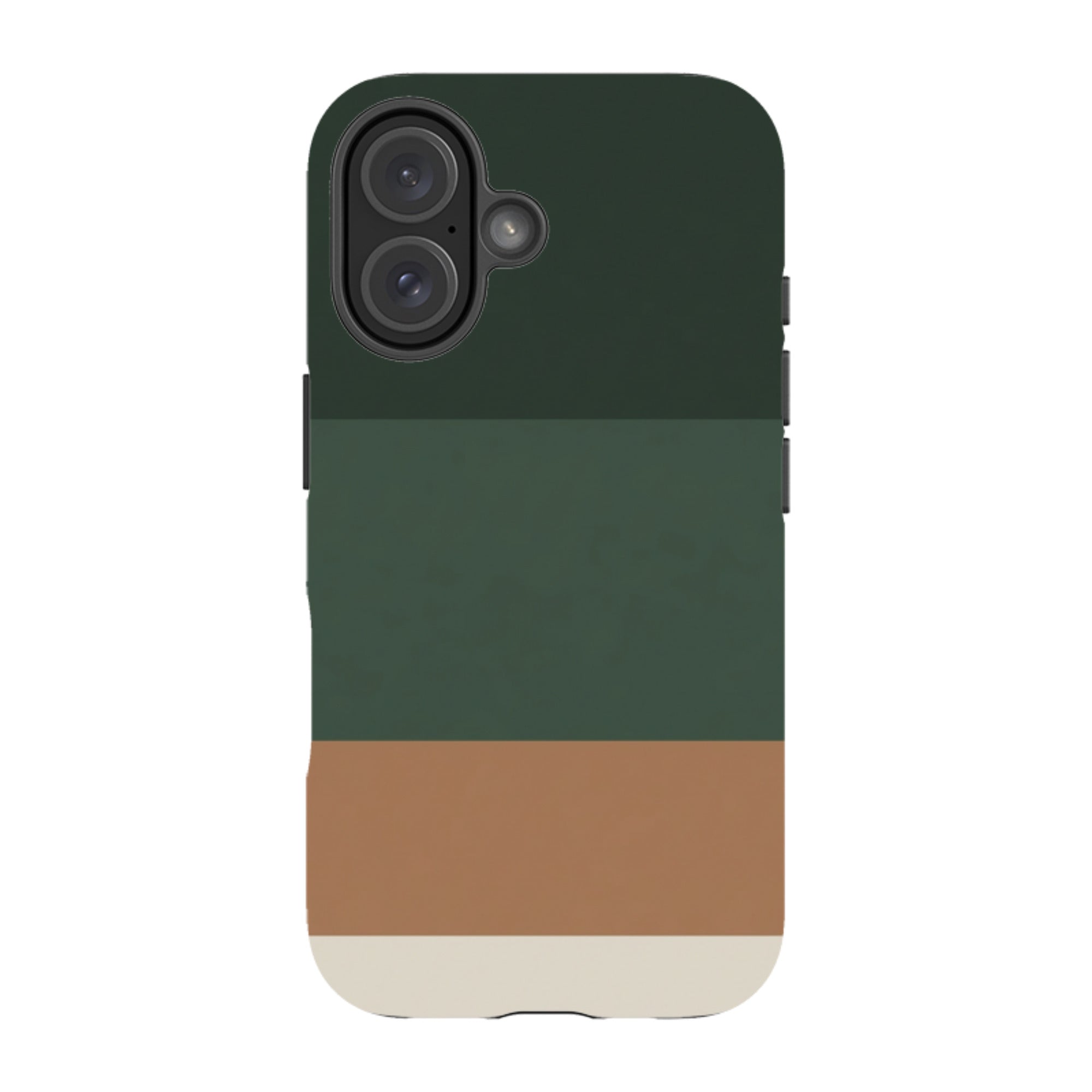 iPhone Tough Case - Terracotta and Green Gradient