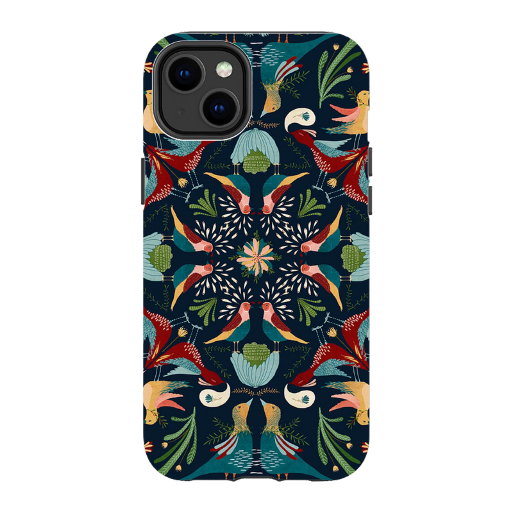 iPhone MagSafe Tough Case - Navy Hanky By Katherine Quinn