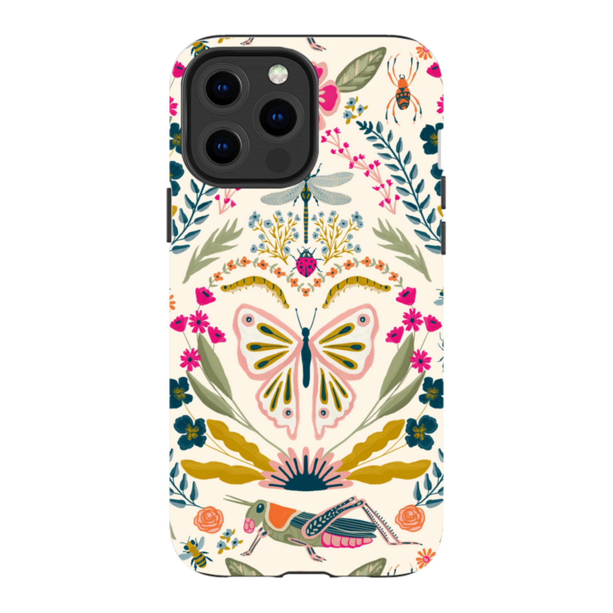 iPhone MagSafe Tough Case - Butterfly Floral By Abby Jacobs