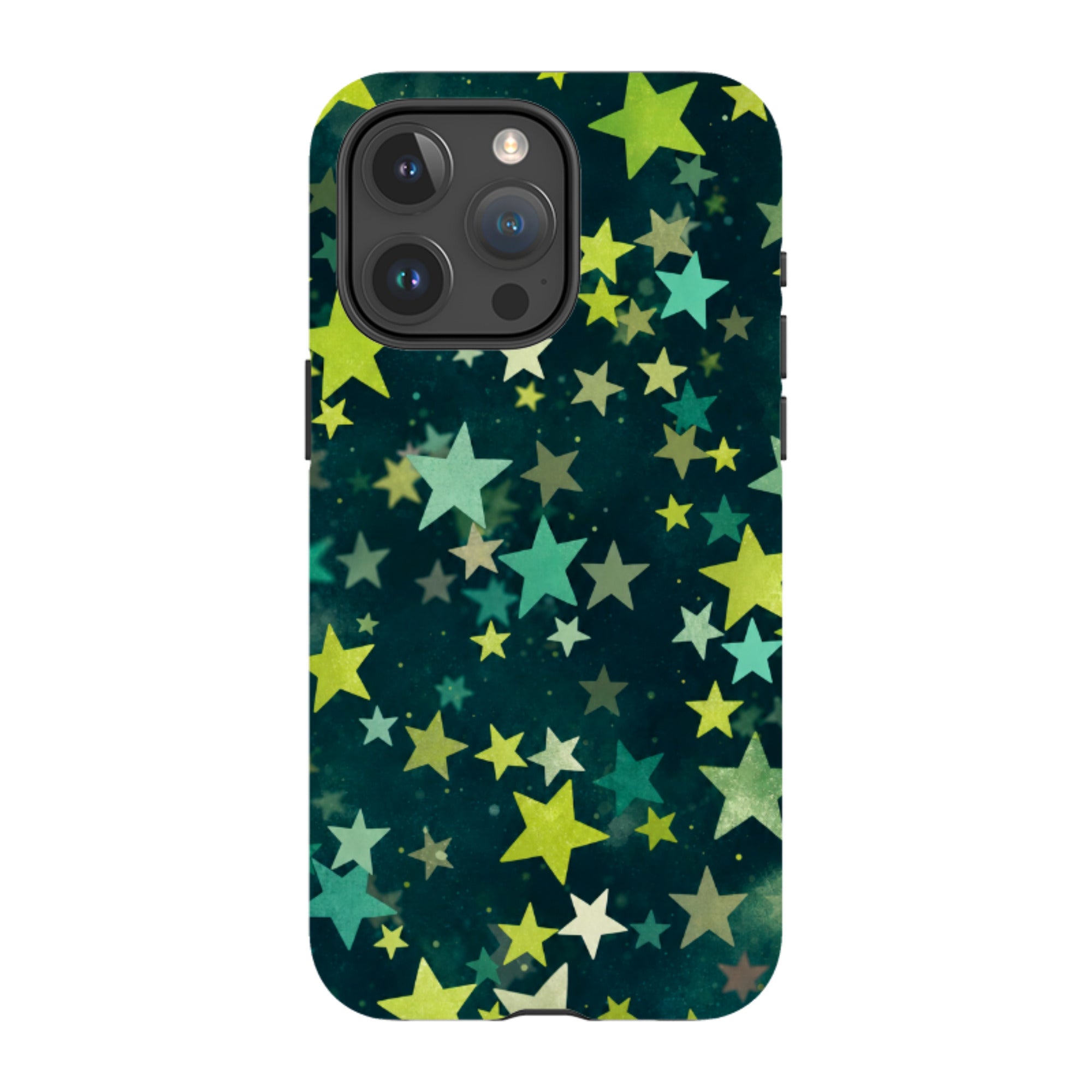 iPhone MagSafe Tough Case - Green Galaxy Star