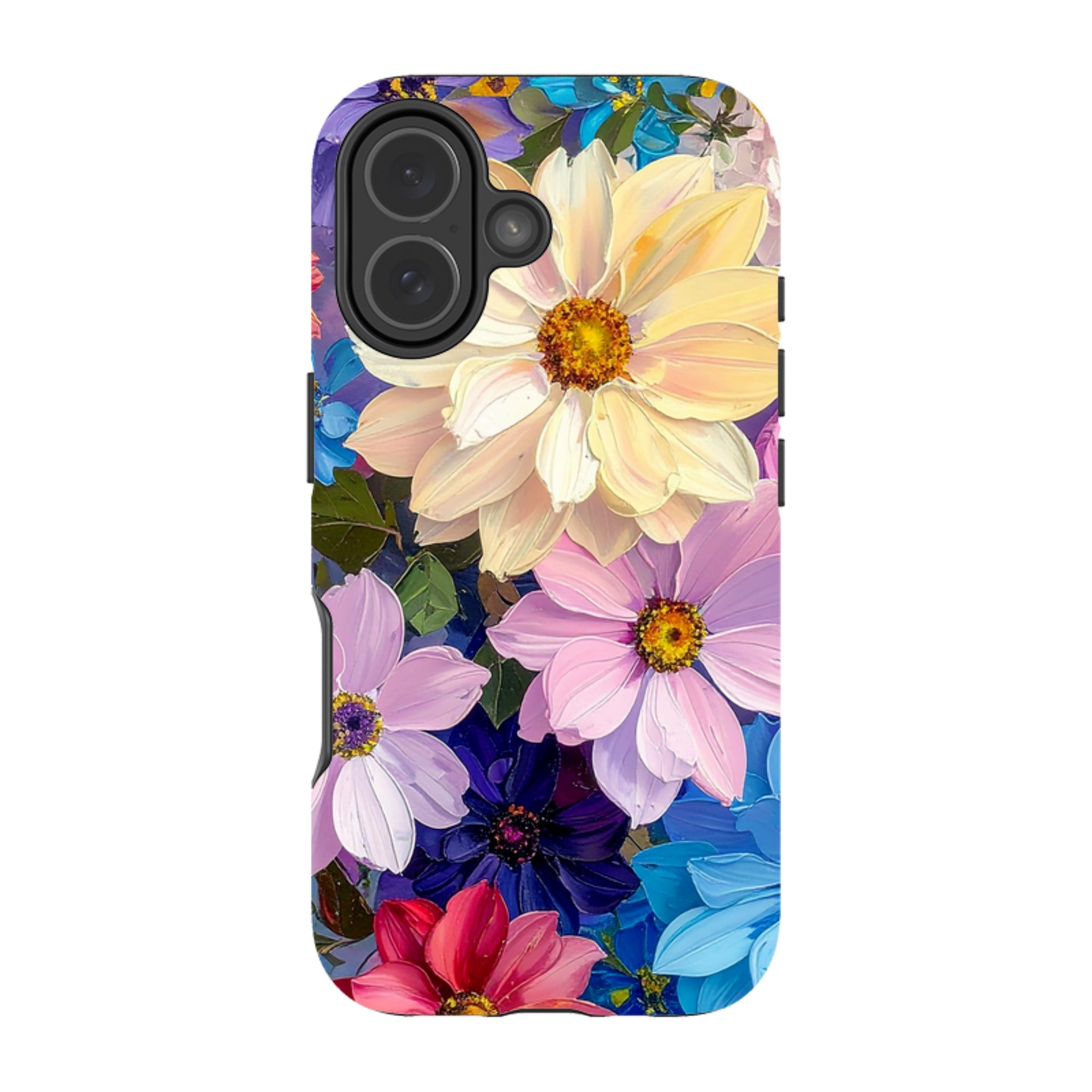 iPhone Tough Case - Summer Floral Blue Garden