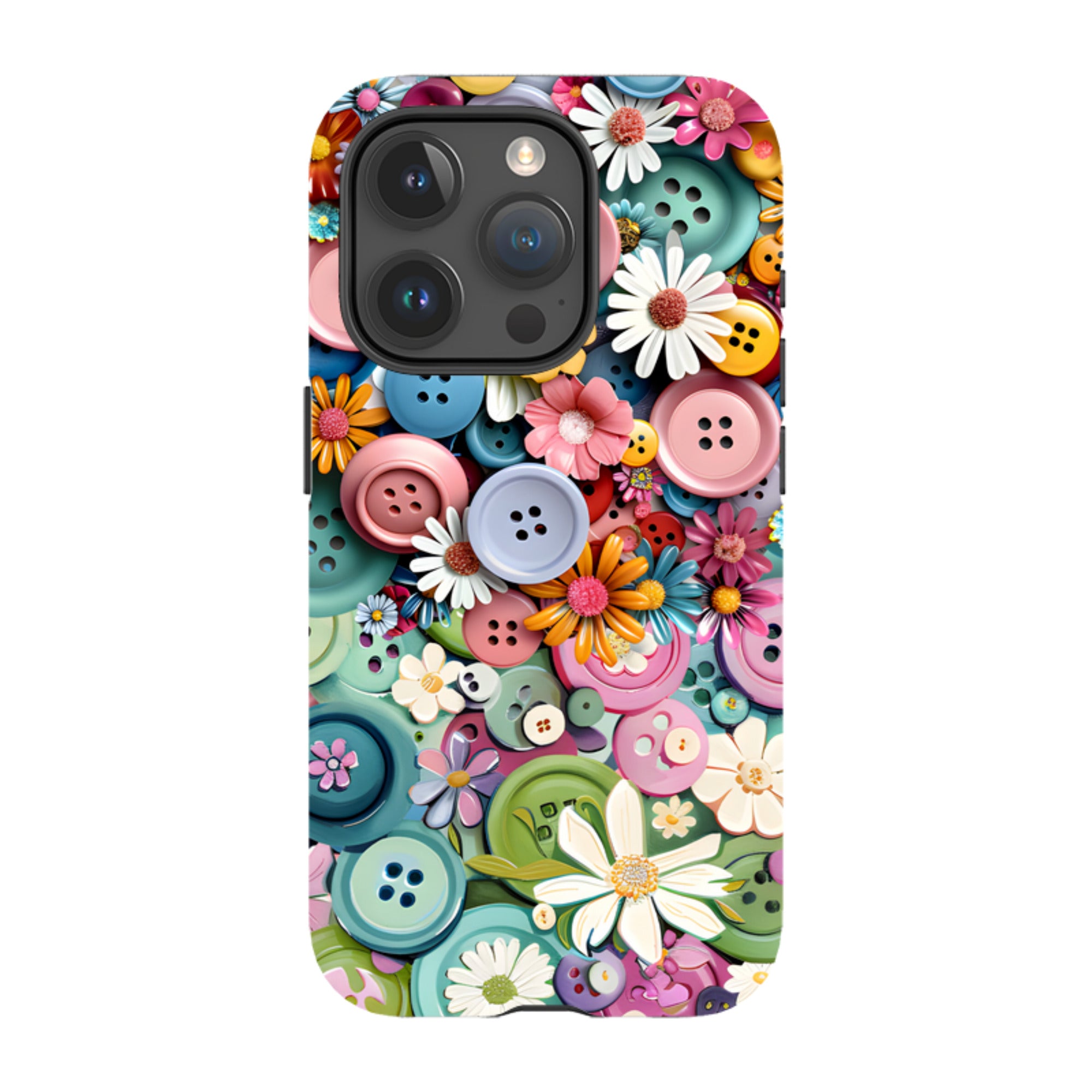 iPhone Case - Floral Buttons