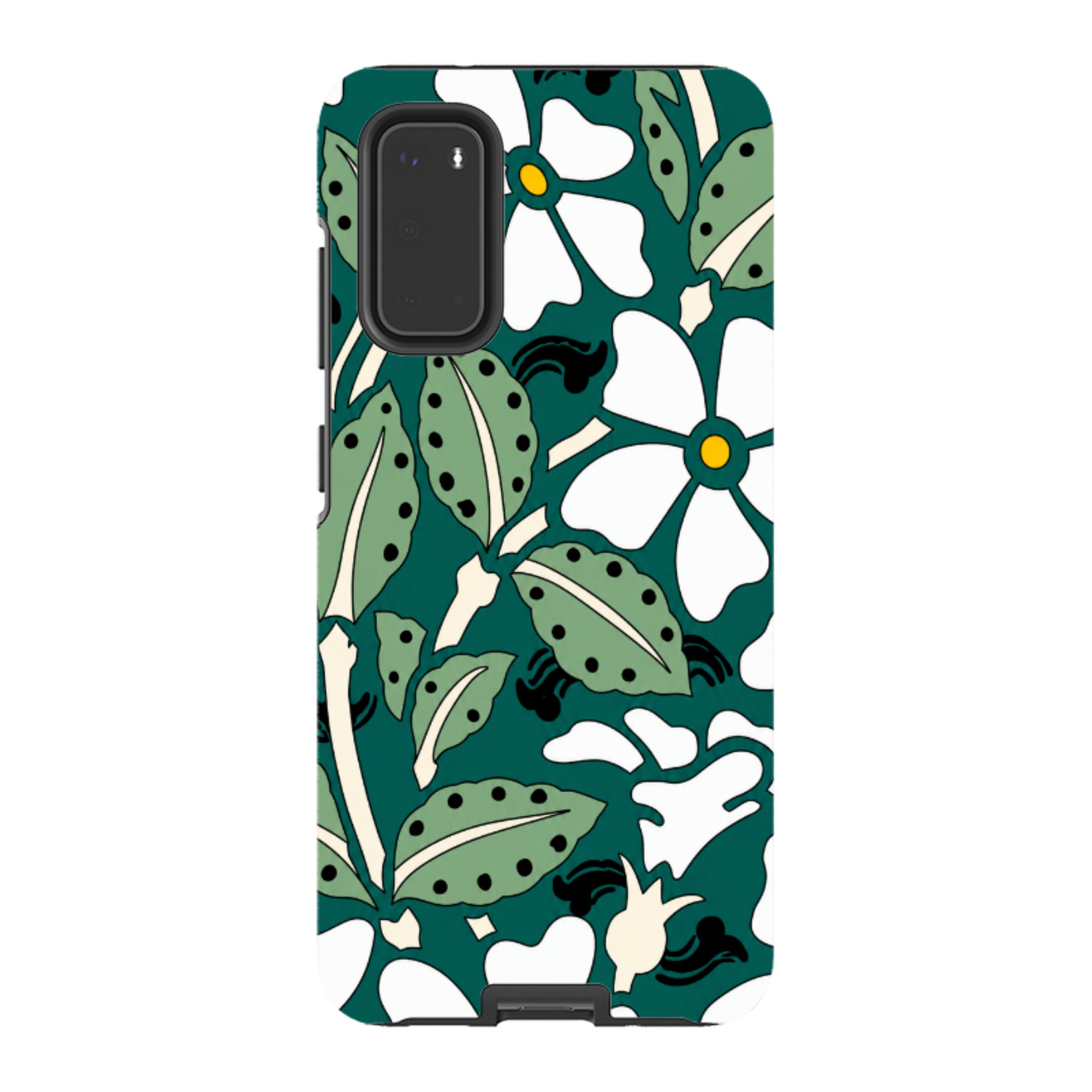 Samsung Tough Case - Vintage Woodblock Print