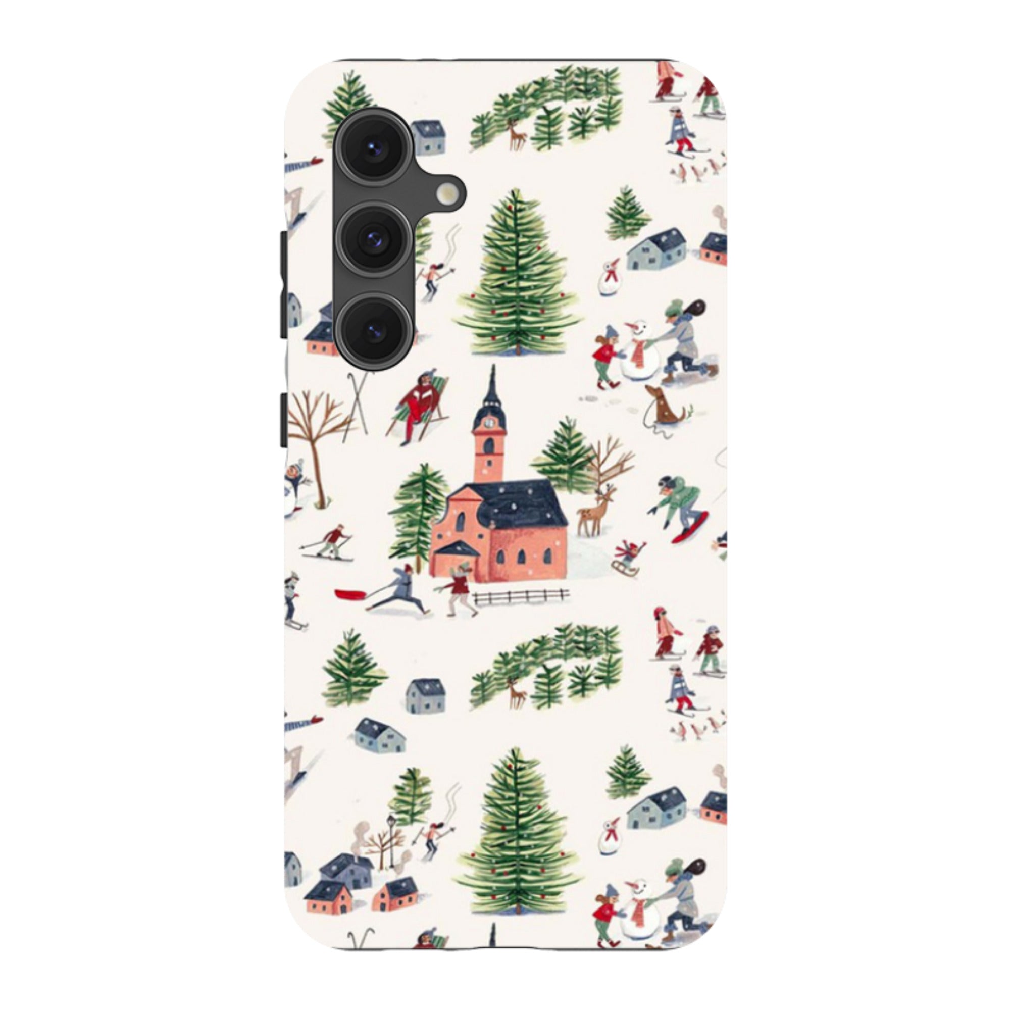 Samsung Tough Case - Skiing By Caroline Bonne Muller