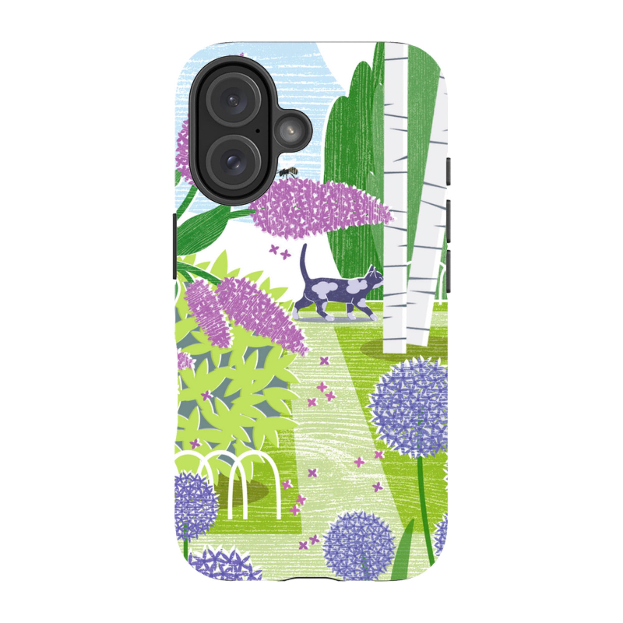 iPhone MagSafe Tough Case -  Lilac and Alliums By Liane Payne