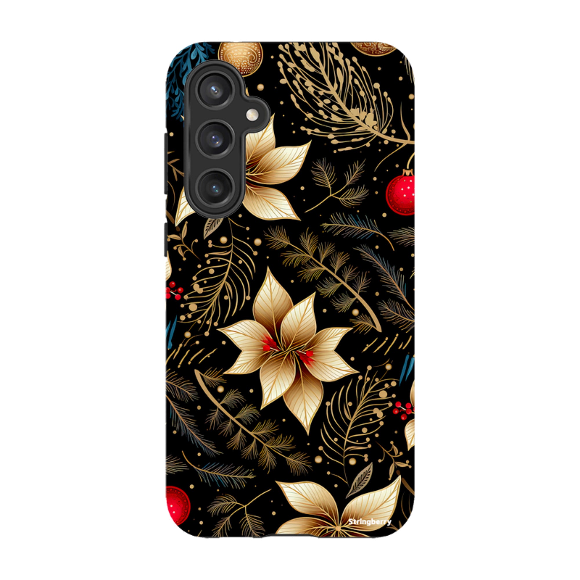 Samsung Tough Case -Golden Winter Floral