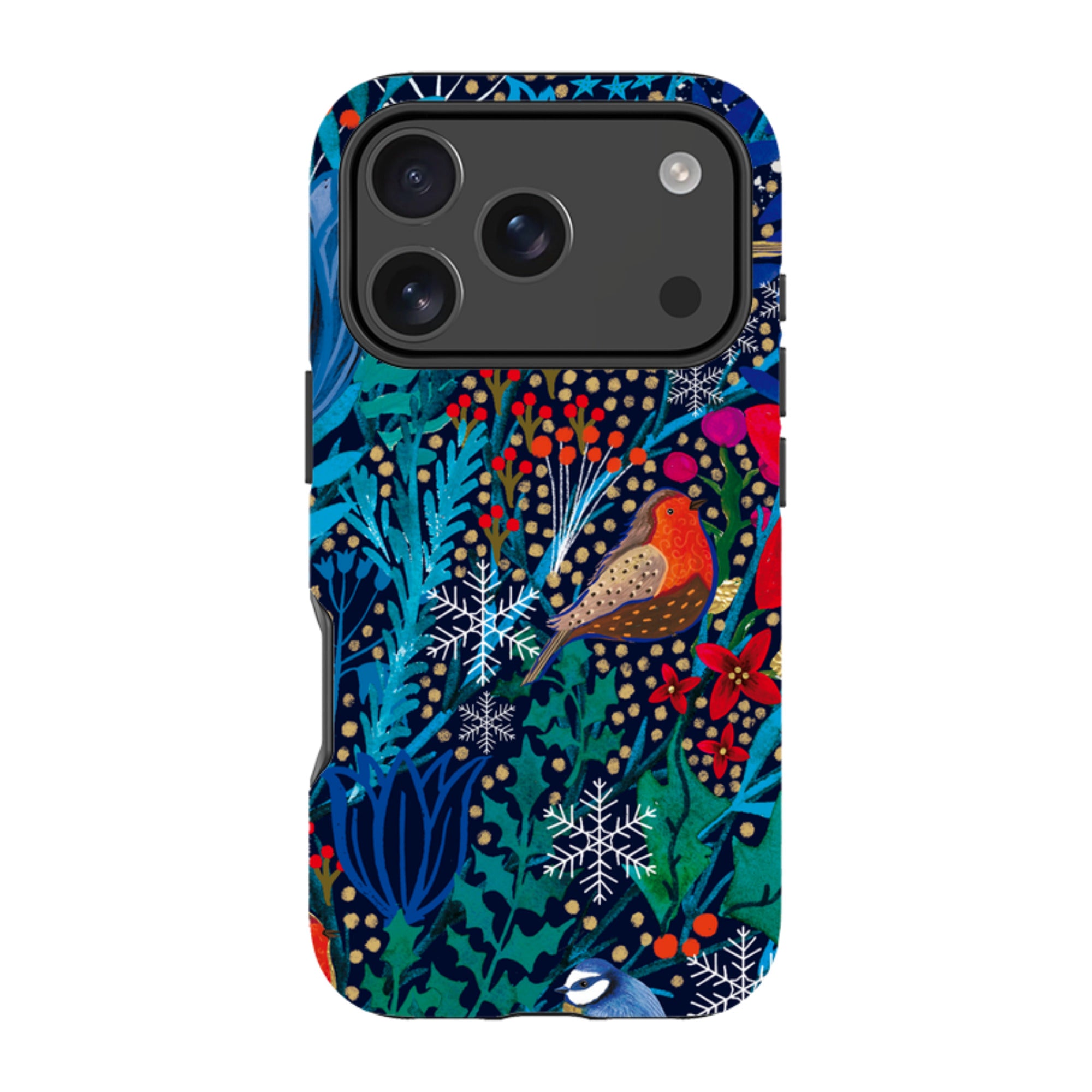 iPhone Tough Case - Xmas Robin III By Emma Frances Grant