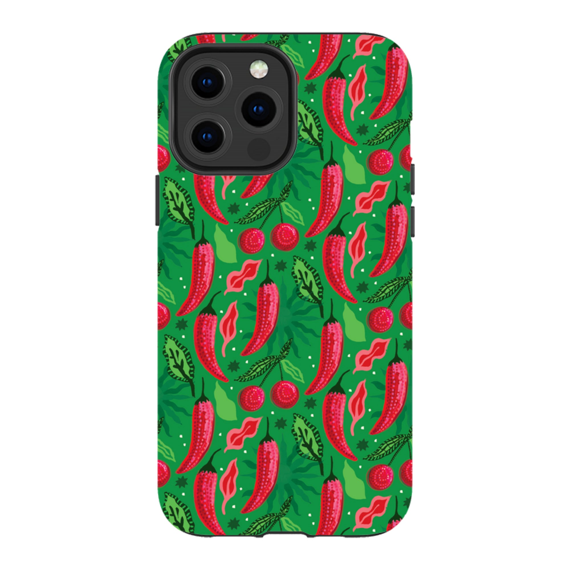 iPhone MagSafe Tough Case - Chilli Cherry By Emma Frances Grant