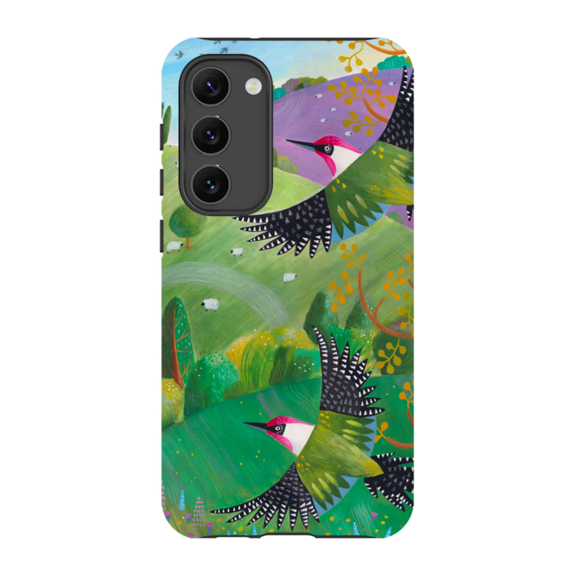 Samsung Tough Case - Woodpeckers By Bex Parkin