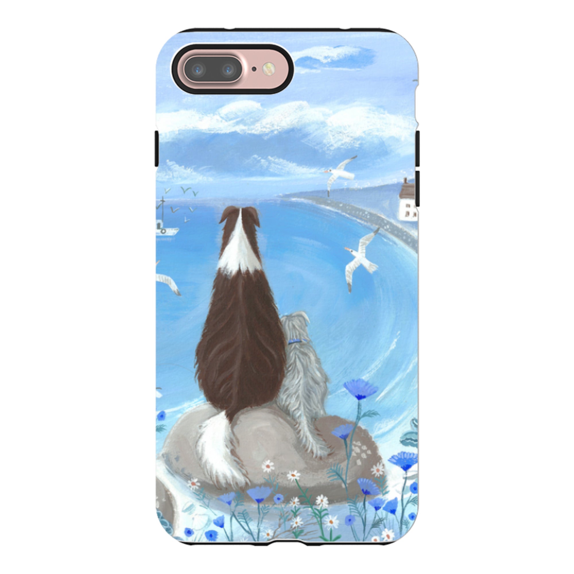iPhone Tough Case - Beach Dog By Mary Stubberfield