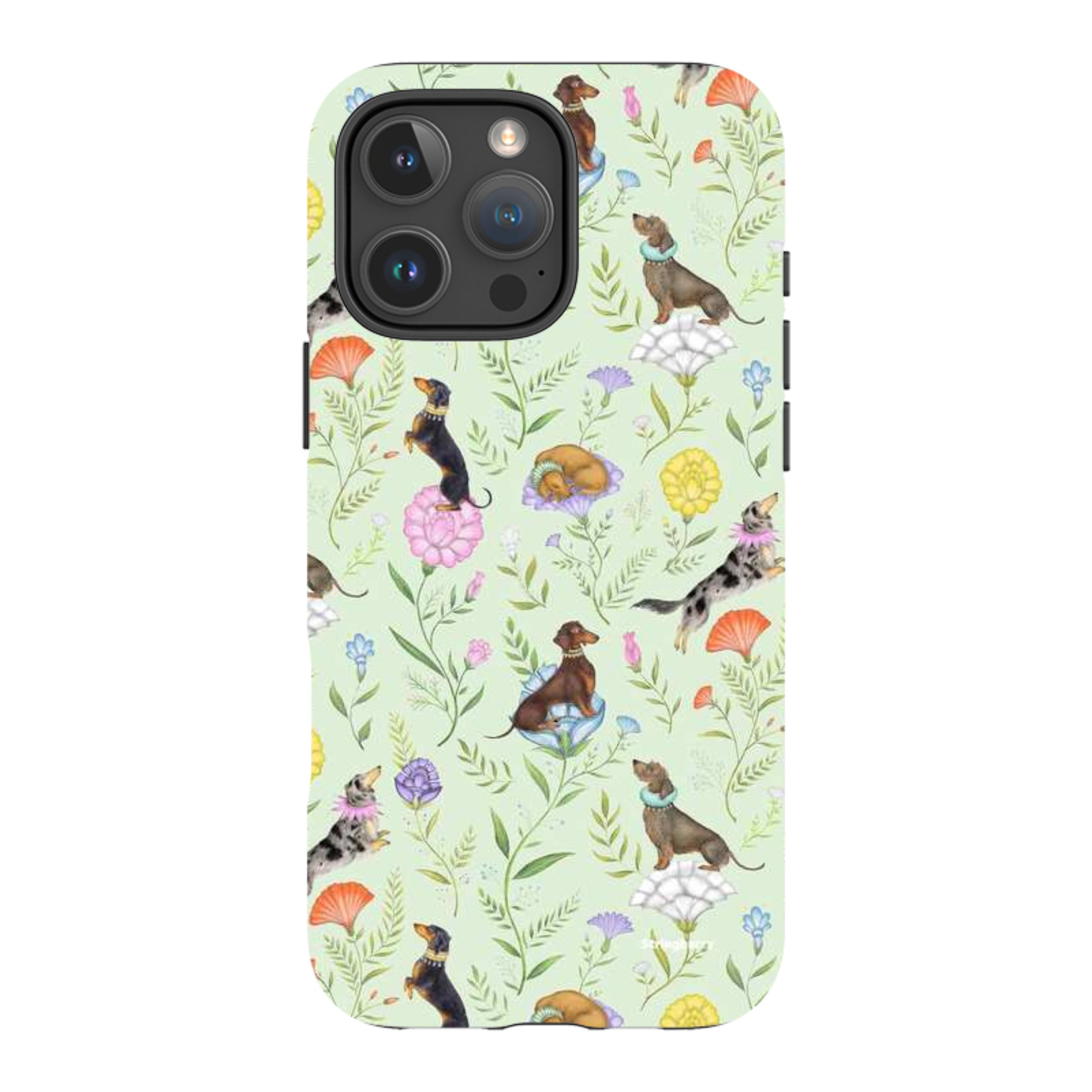 iPhone MagSafe Tough Case -  Doxy Day Afternoon Pistachio By Catherine Rowe