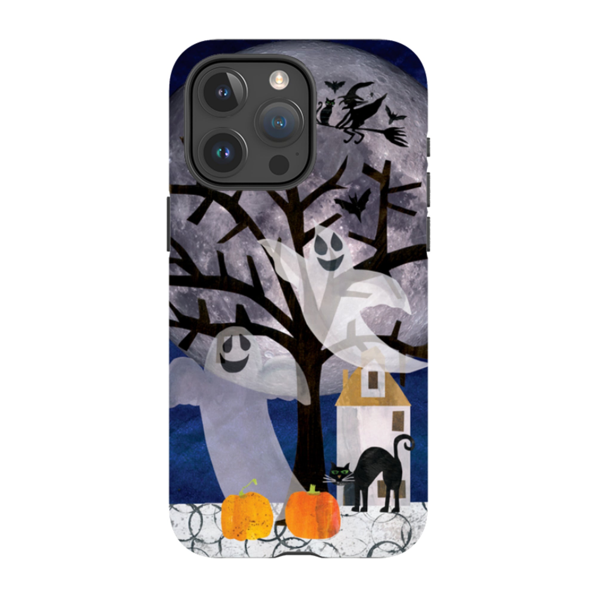 iPhone Tough Case - Halloween Moon By Tracey English