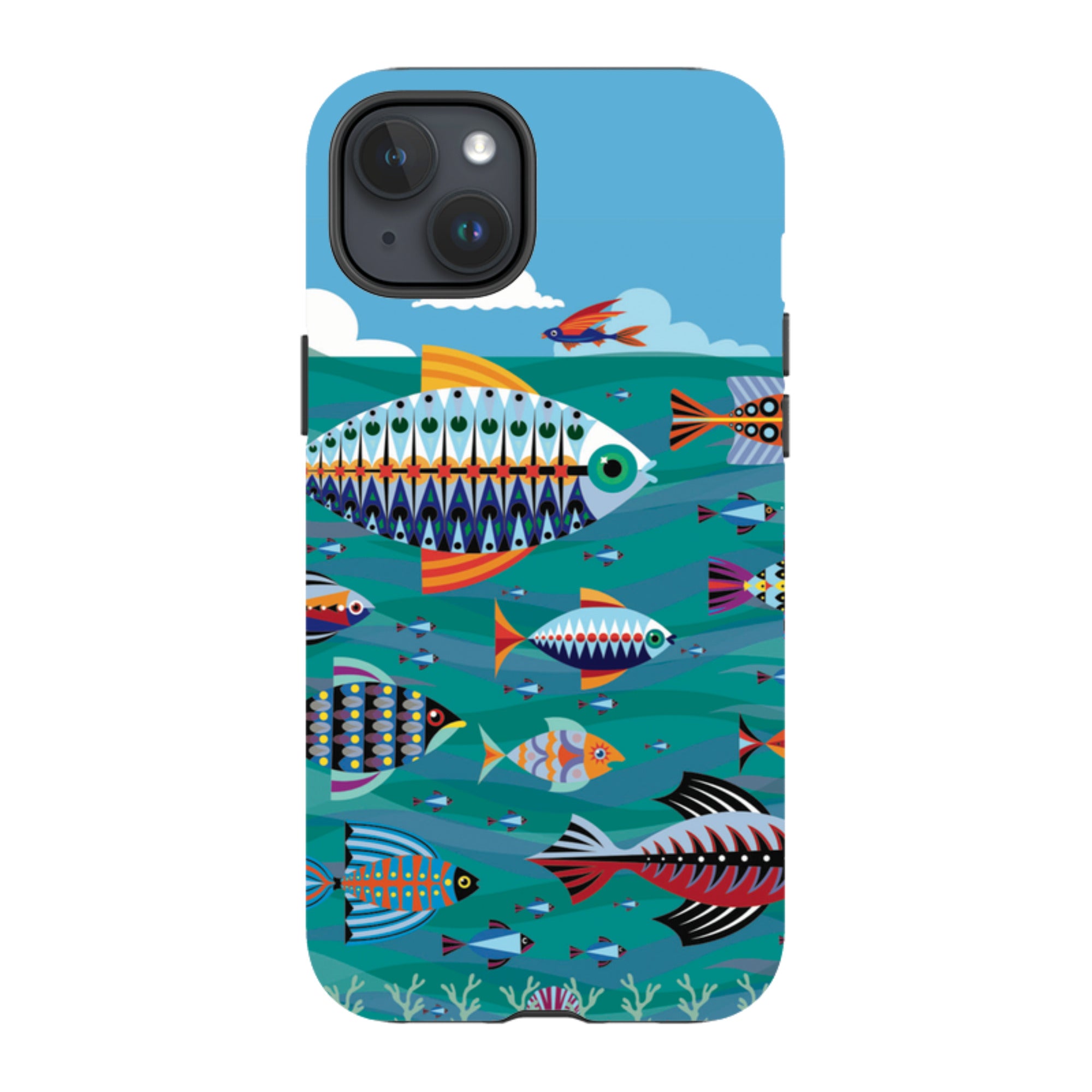 iPhone MagSafe Tough Case -  Fish By Patternista