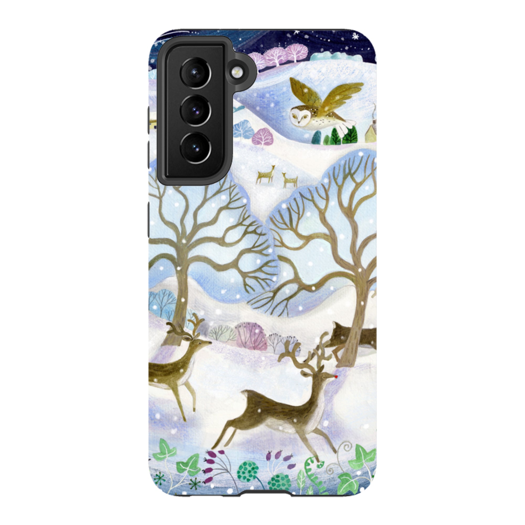 Samsung Tough Case - Winter Deer By Bex Parkin