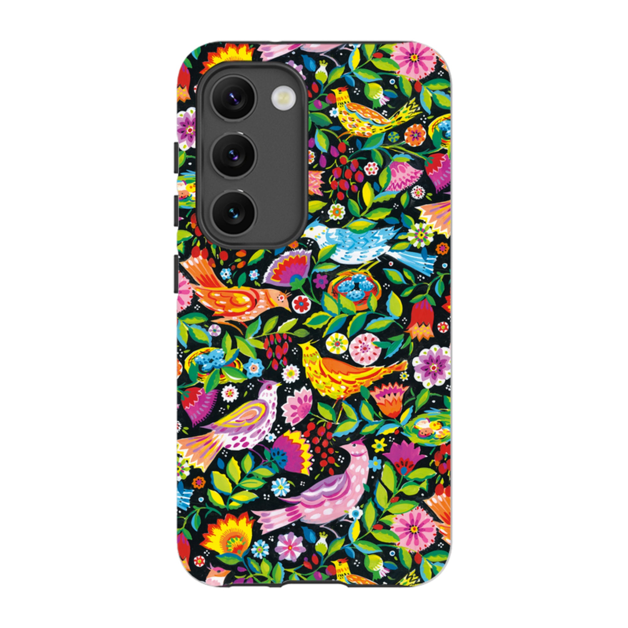 Samsung Tough Case - Folk Birds By Sarah Campbell