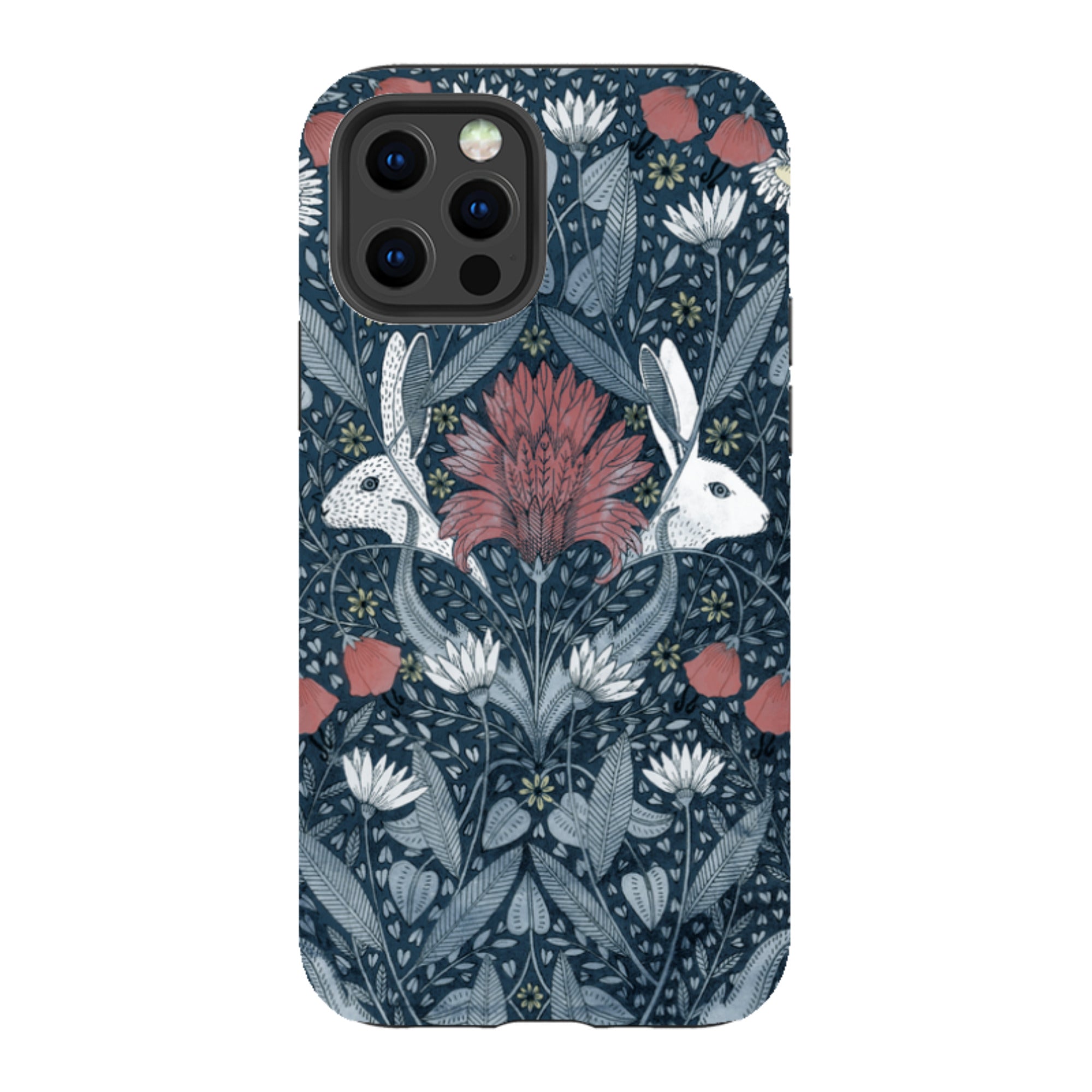 iPhone Tough Case - Two Rabbits By Maria Matos